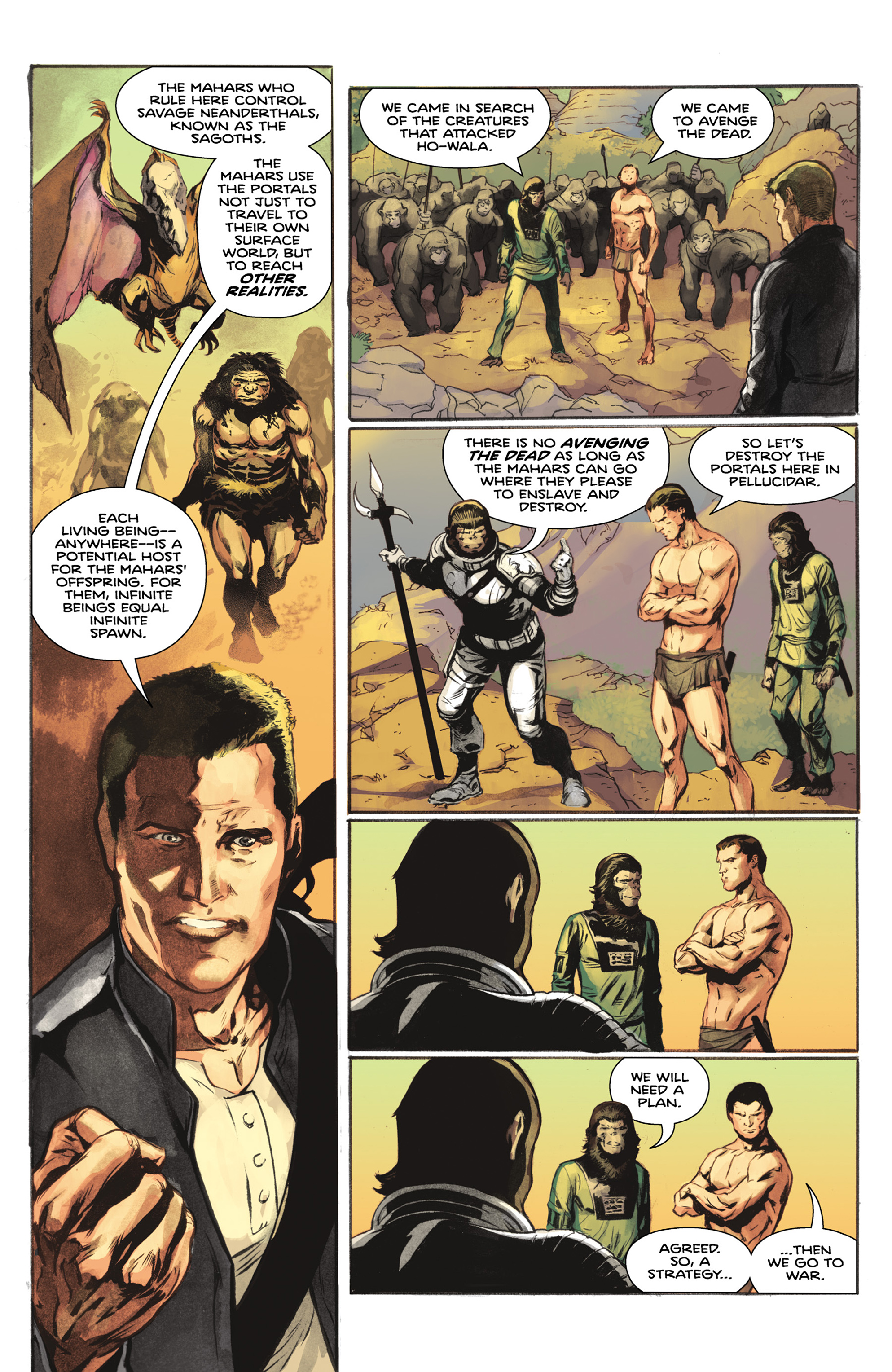 Read online Tarzan On the Planet of the Apes comic -  Issue #3 - 21