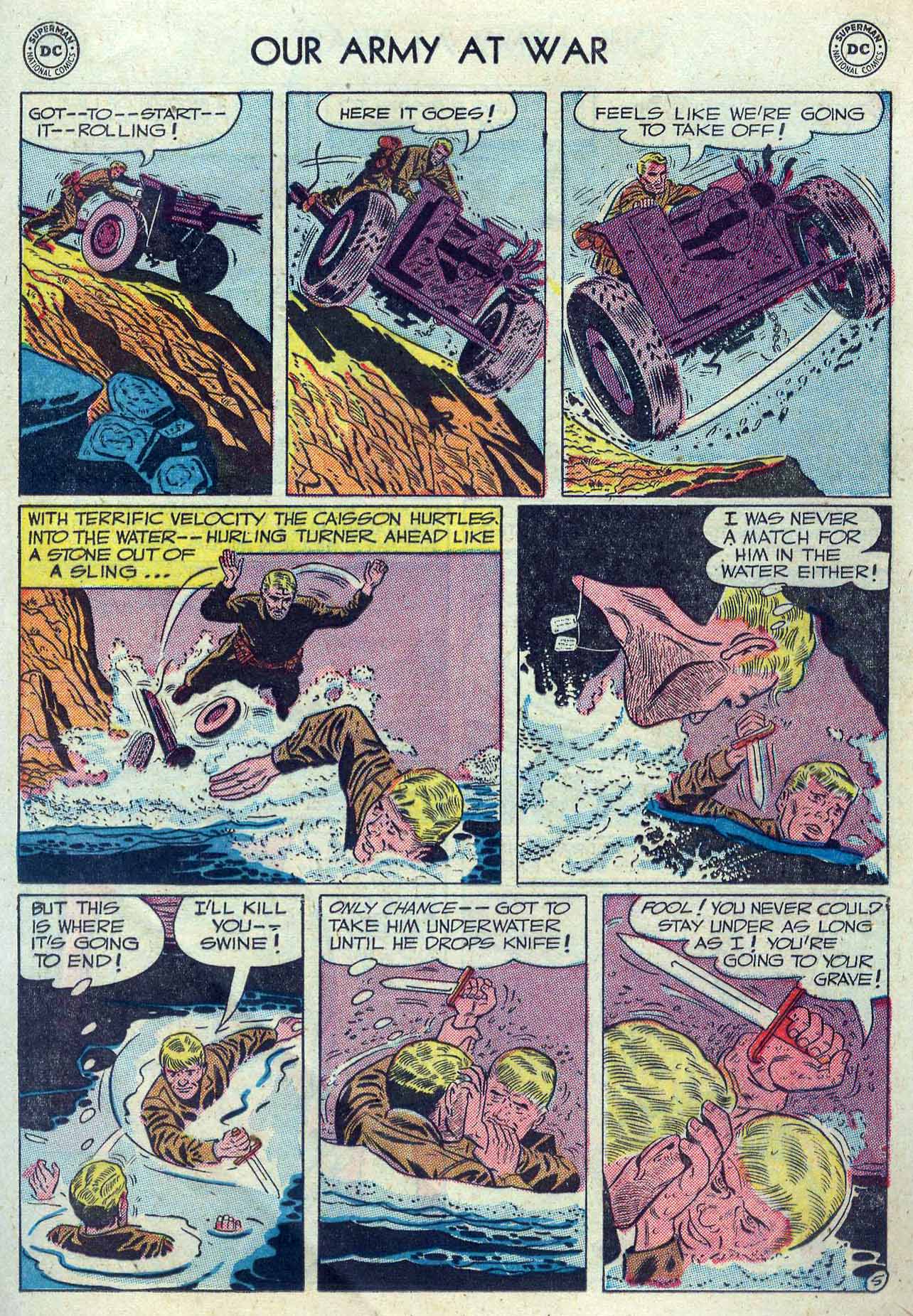 Read online Our Army at War (1952) comic -  Issue #2 - 17