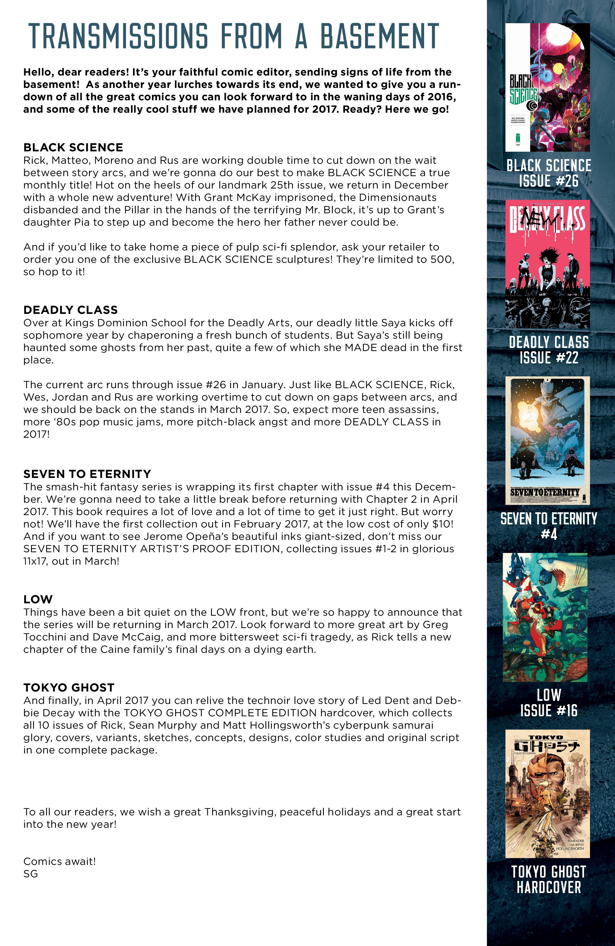 Read online Deadly Class comic -  Issue #24 - 27