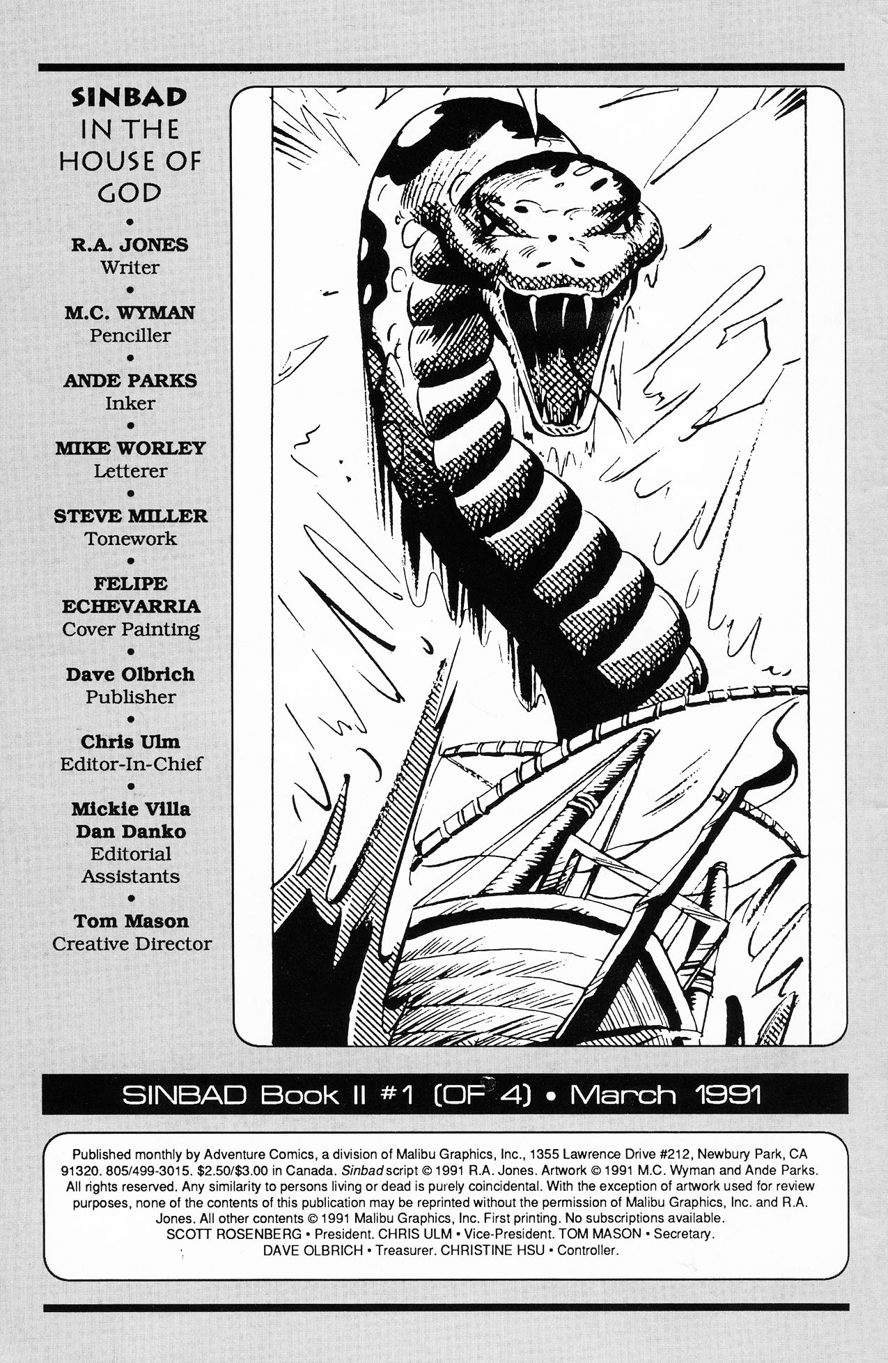 Read online Sinbad comic -  Issue #1 - 2