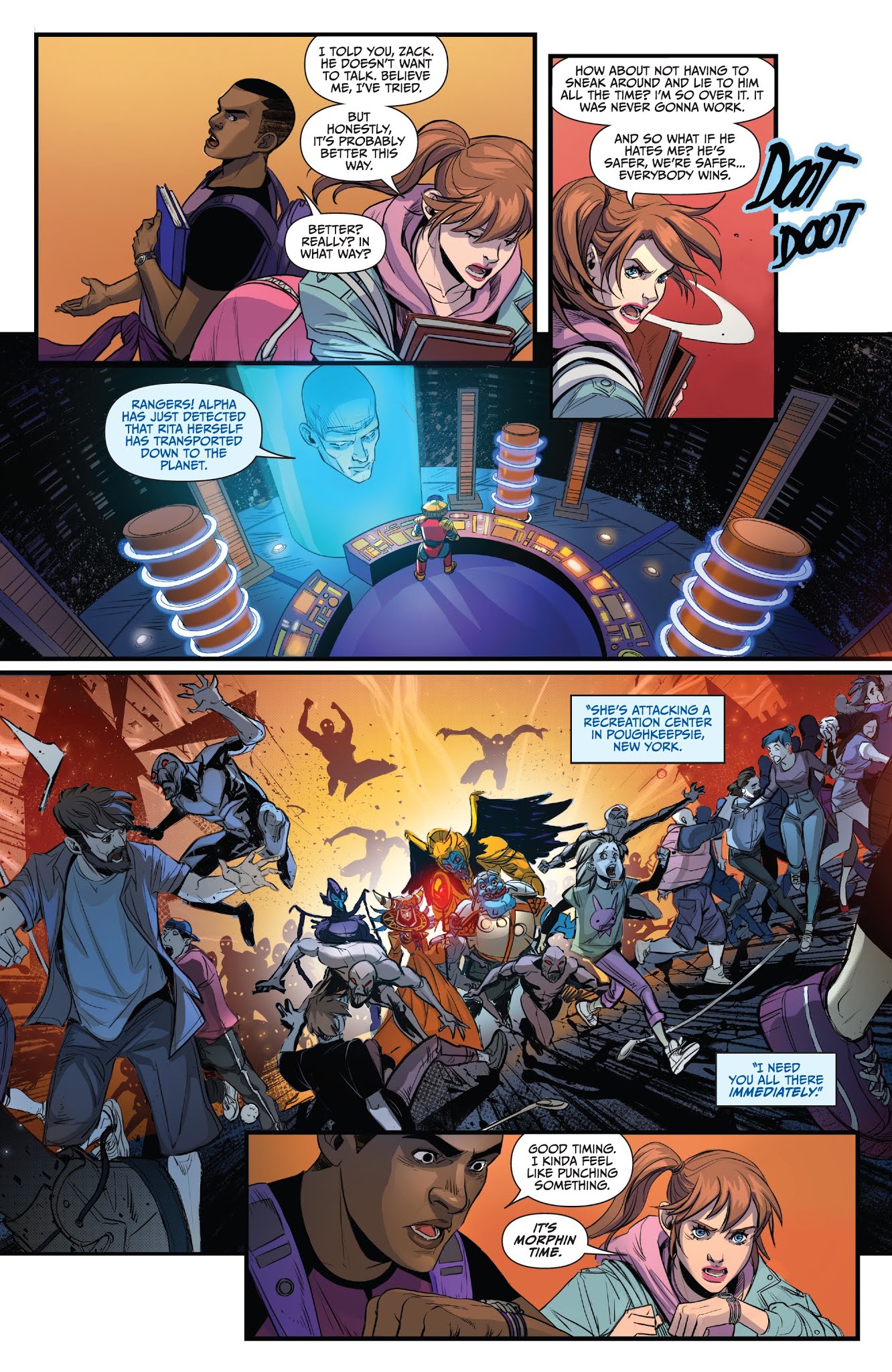 Read online Saban's Go Go Power Rangers comic -  Issue #13 - 15
