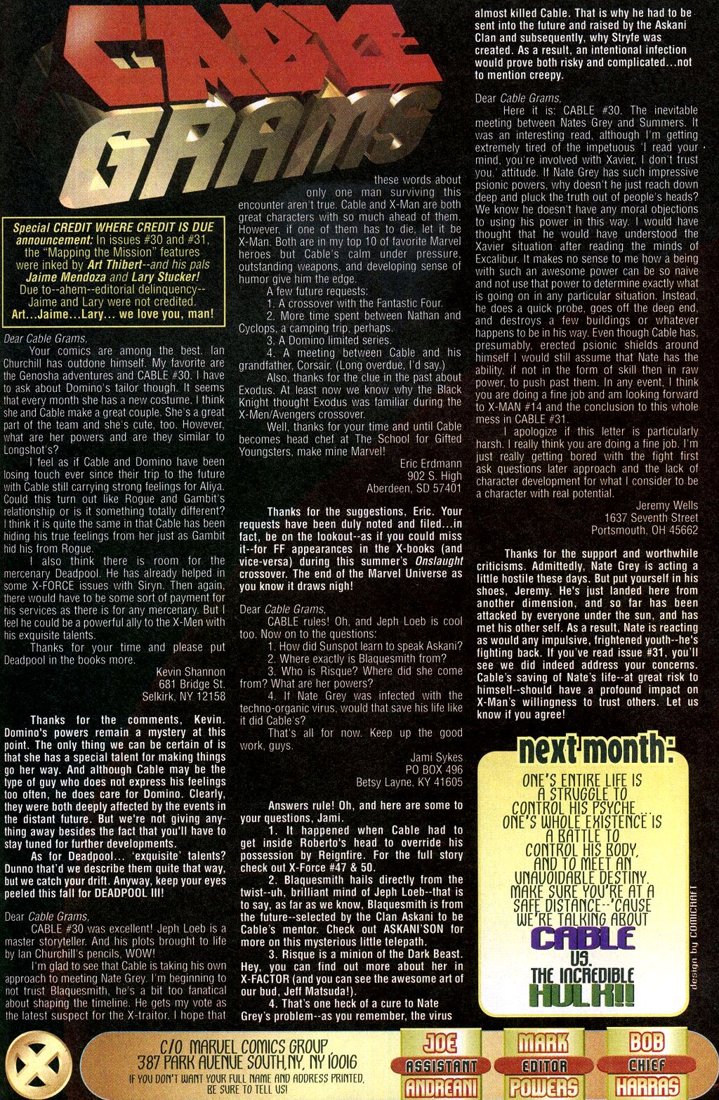 Read online Cable (1993) comic -  Issue #33 - 21