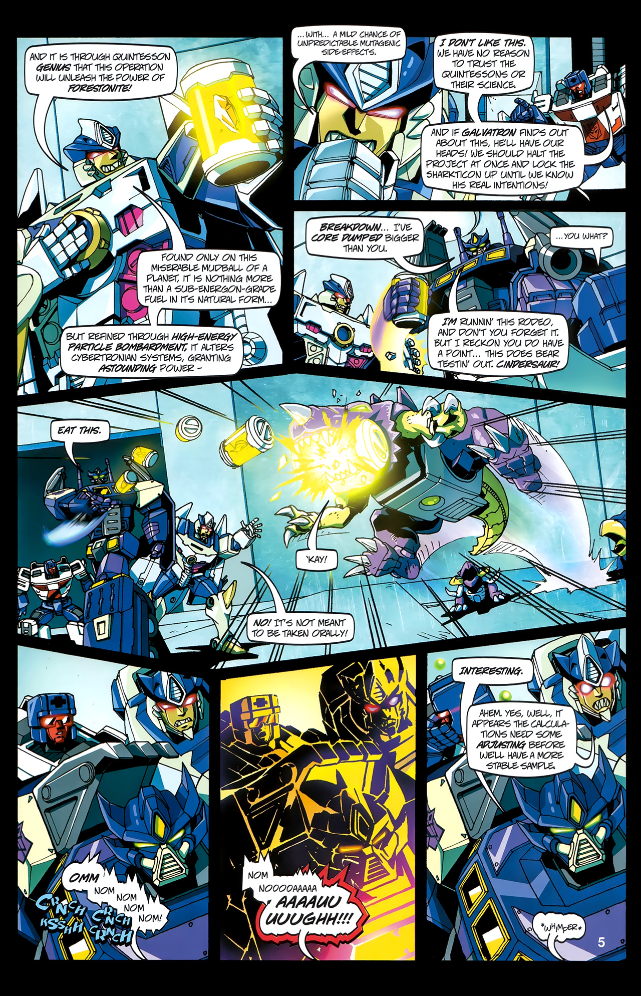 Read online Transformers: Timelines comic -  Issue #5 - 7