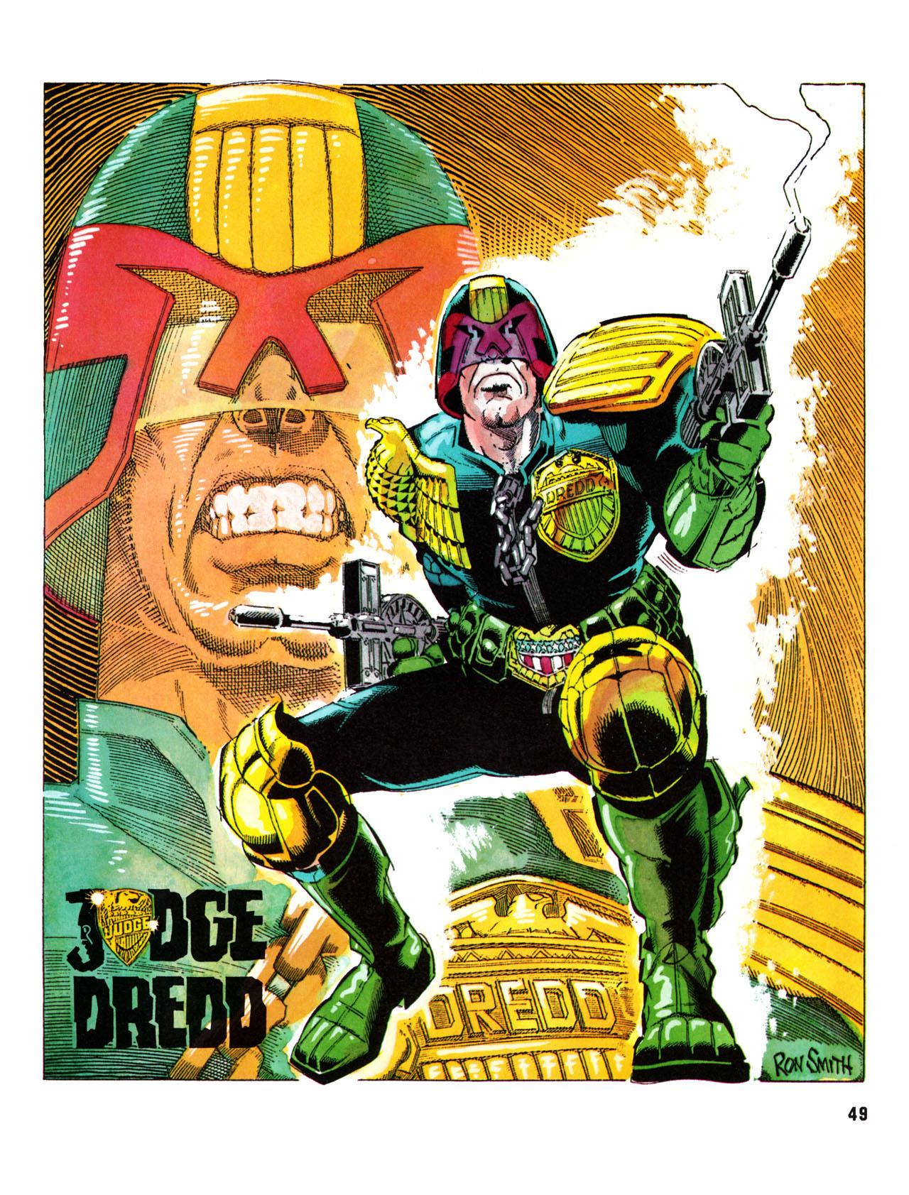 Read online Judge Dredd Definitive Editions comic -  Issue # TPB Bad Science - 47