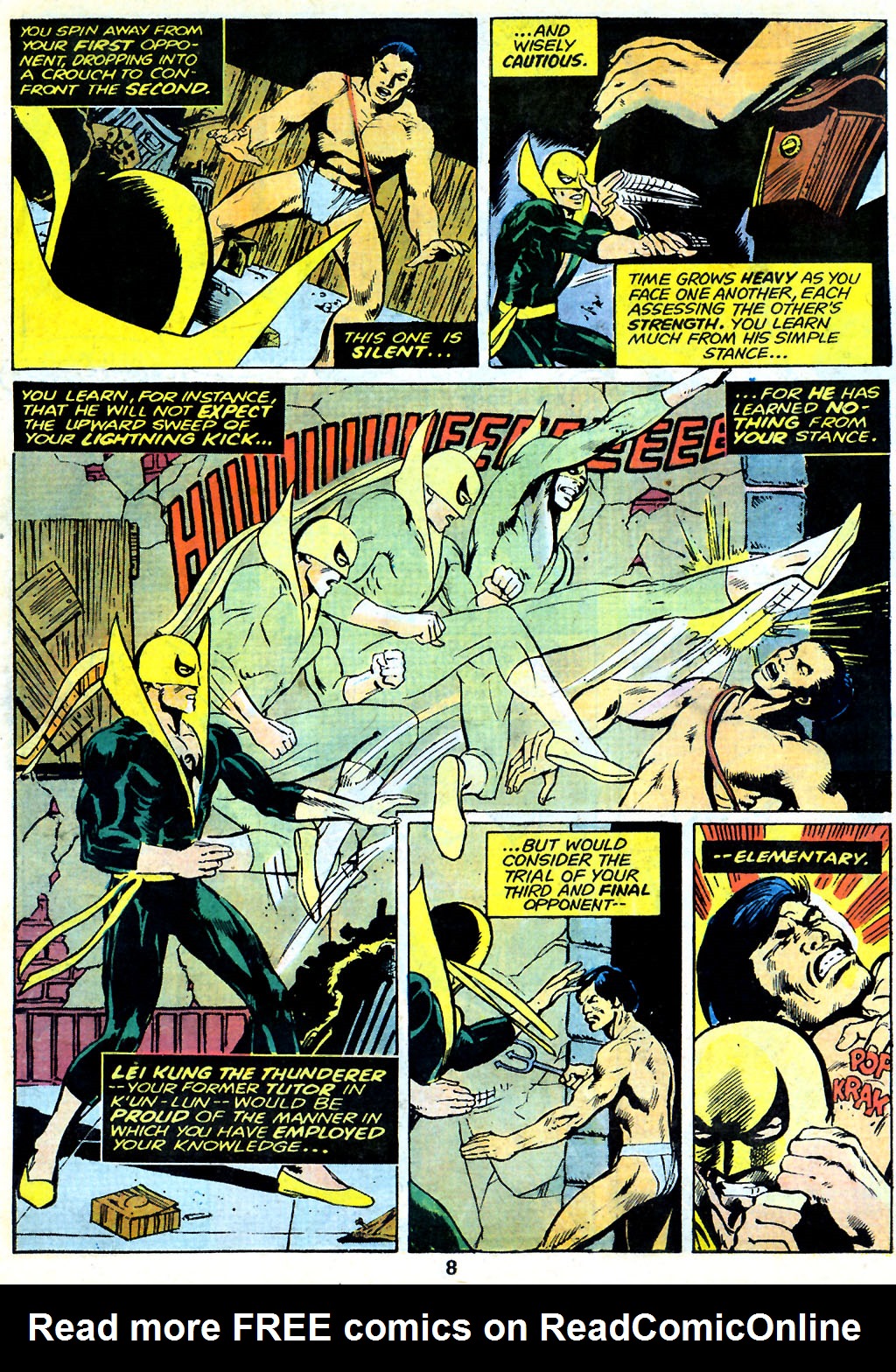 Read online Savage Fists Of Kung Fu comic -  Issue # TPB - 8