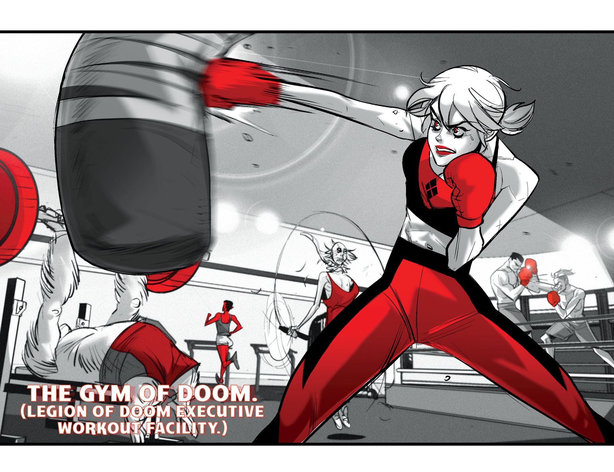 Read online Harley Quinn Black   White   Red comic -  Issue #13 - 14
