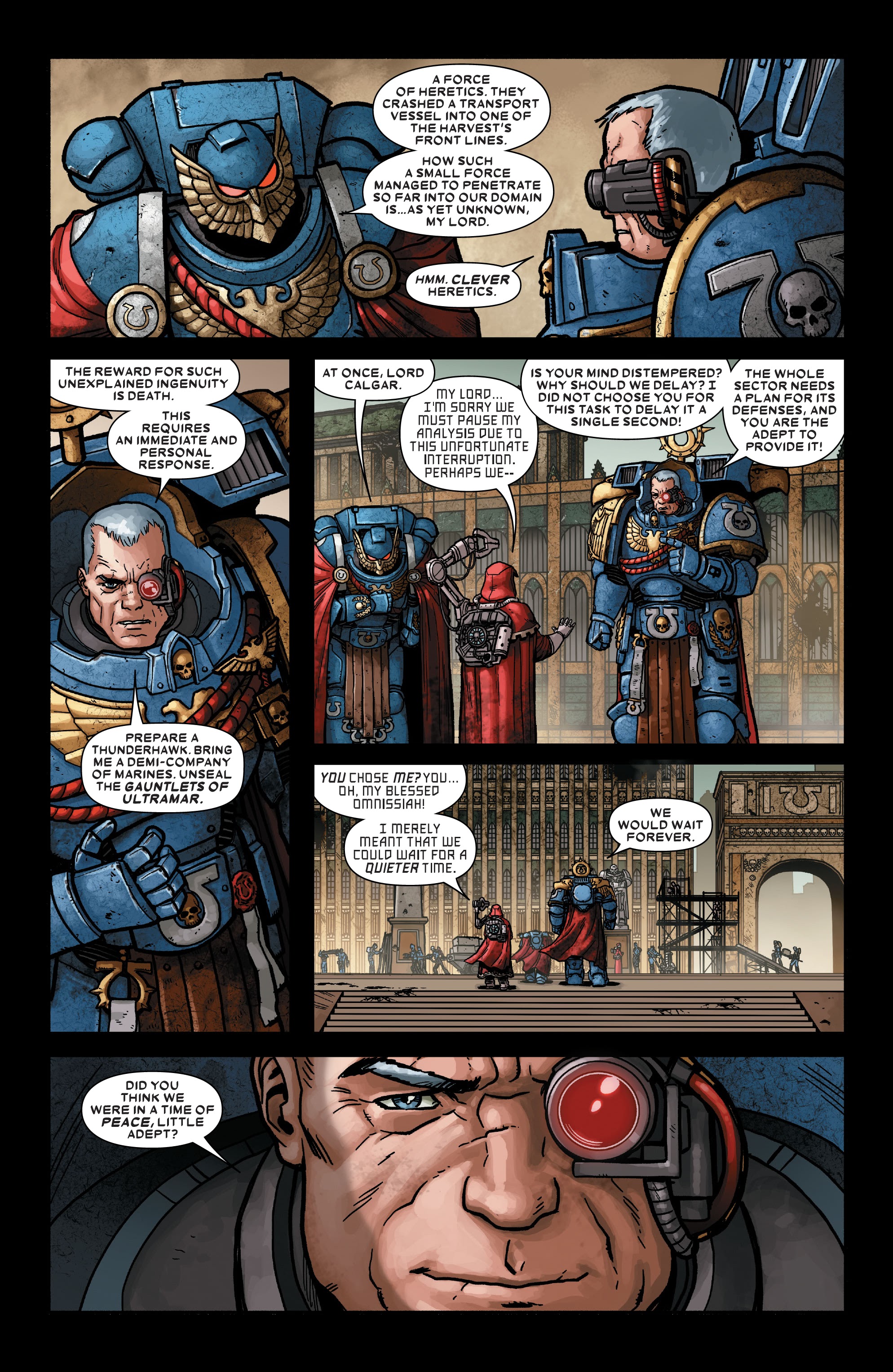 Read online Warhammer 40,000: Marneus Calgar comic -  Issue #1 - 7