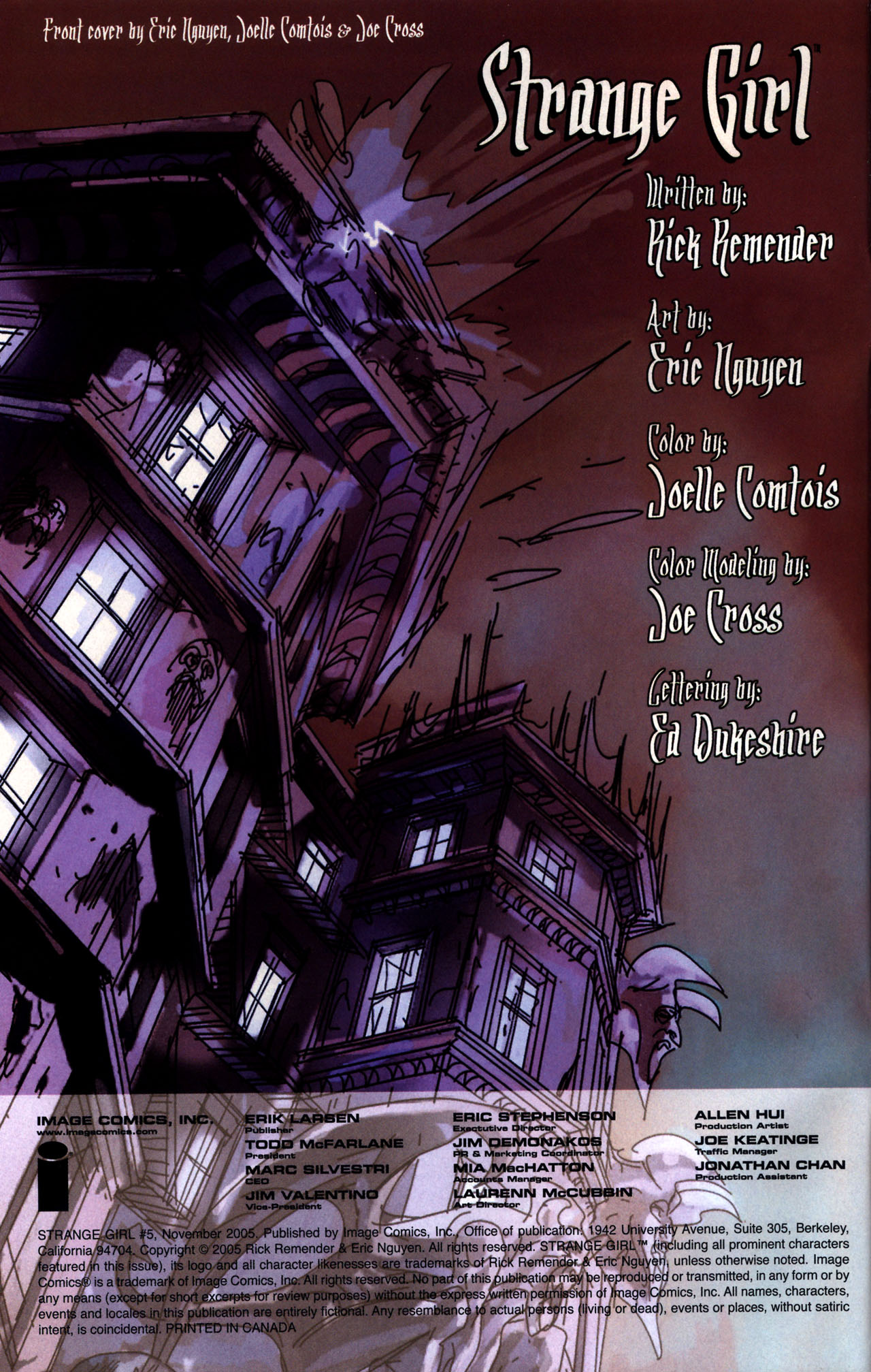 Read online Strange Girl comic -  Issue #5 - 2