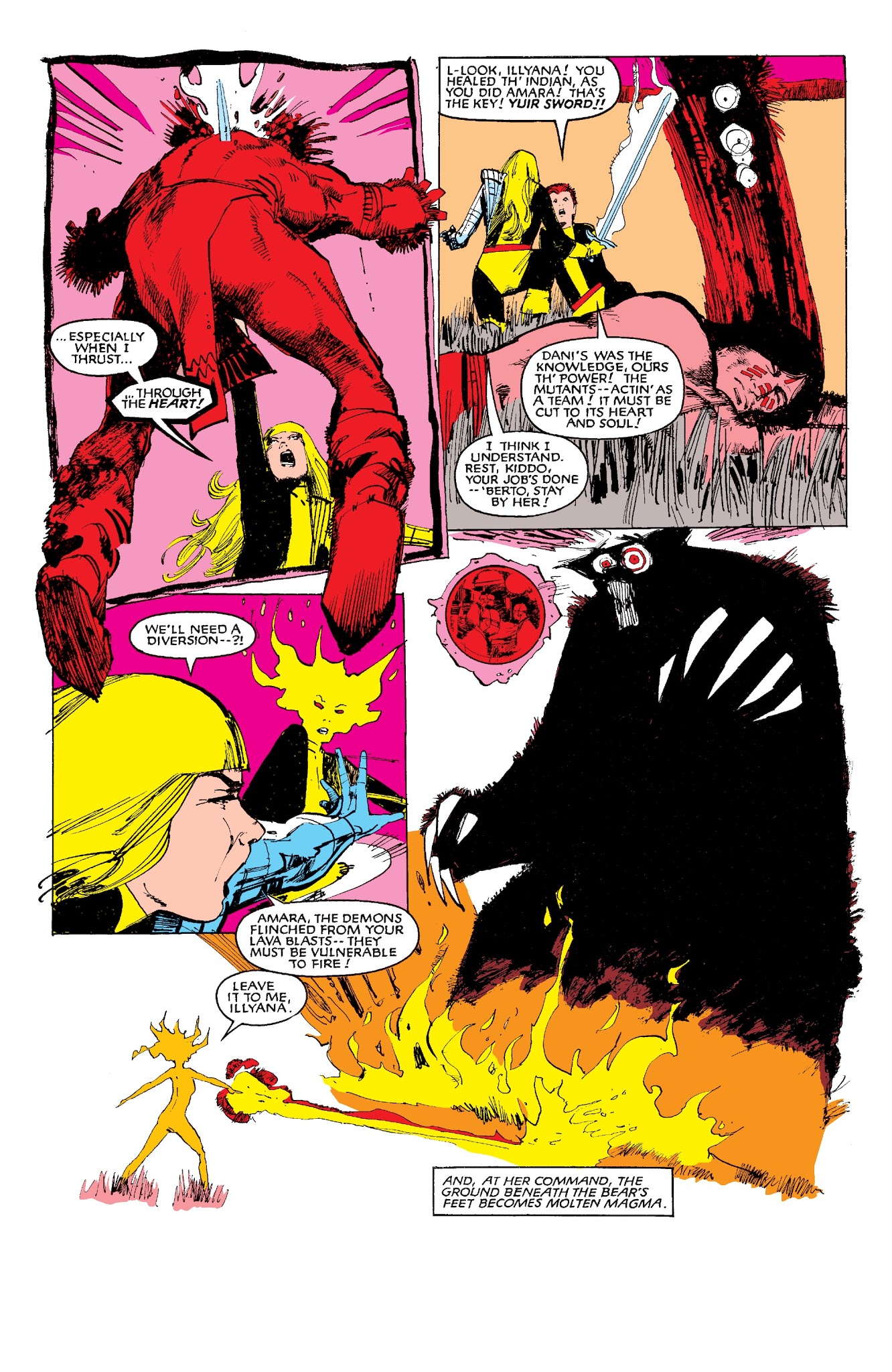 Read online The New Mutants: Demon Bear comic -  Issue # TPB - 74