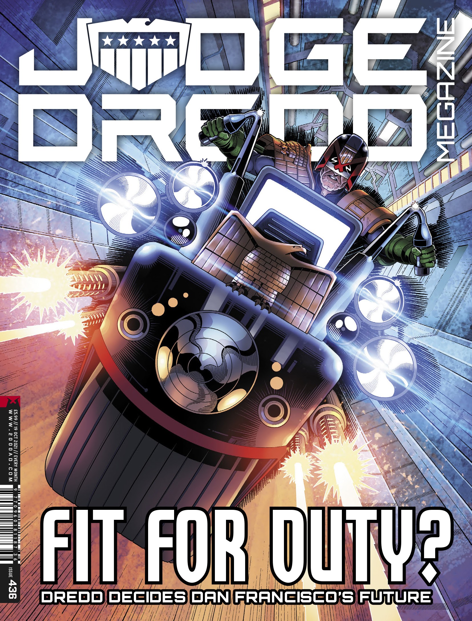 Read online Judge Dredd Megazine (Vol. 5) comic -  Issue #436 - 1