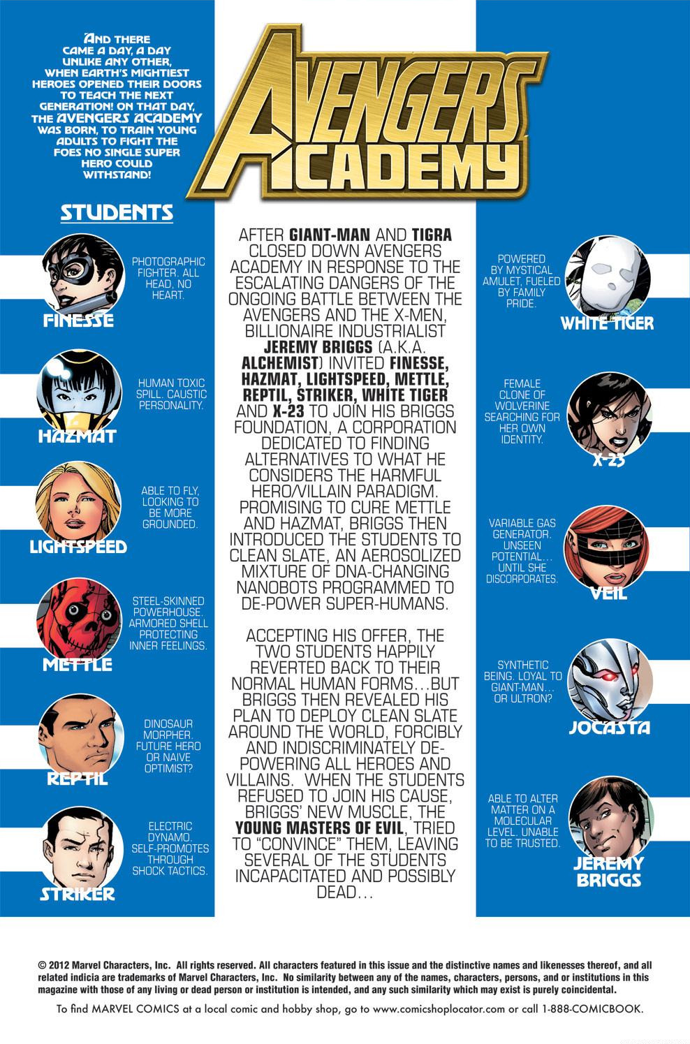 Read online Avengers Academy comic -  Issue #35 - 2