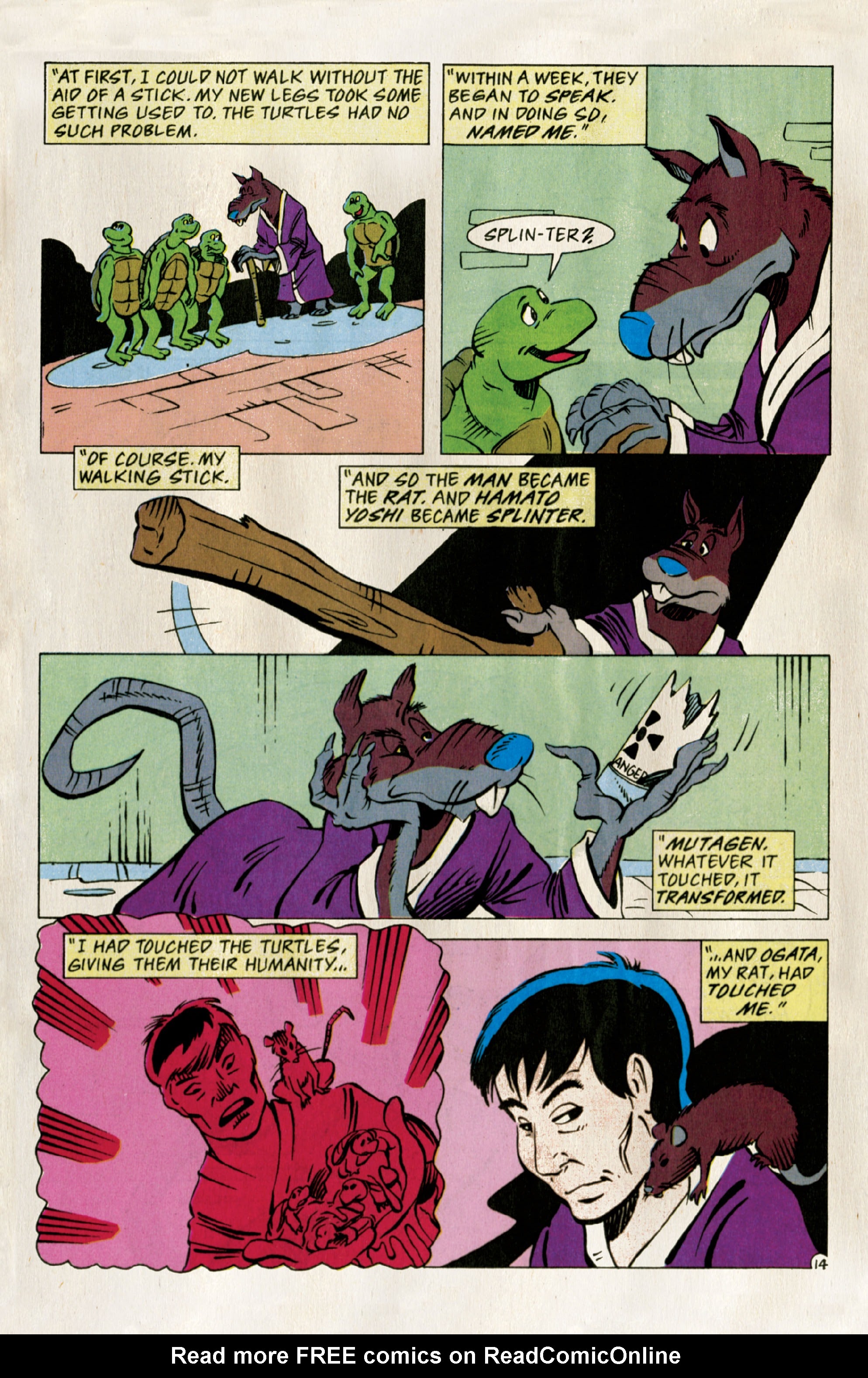 Read online TMNT: Best of Splinter comic -  Issue # TPB - 16