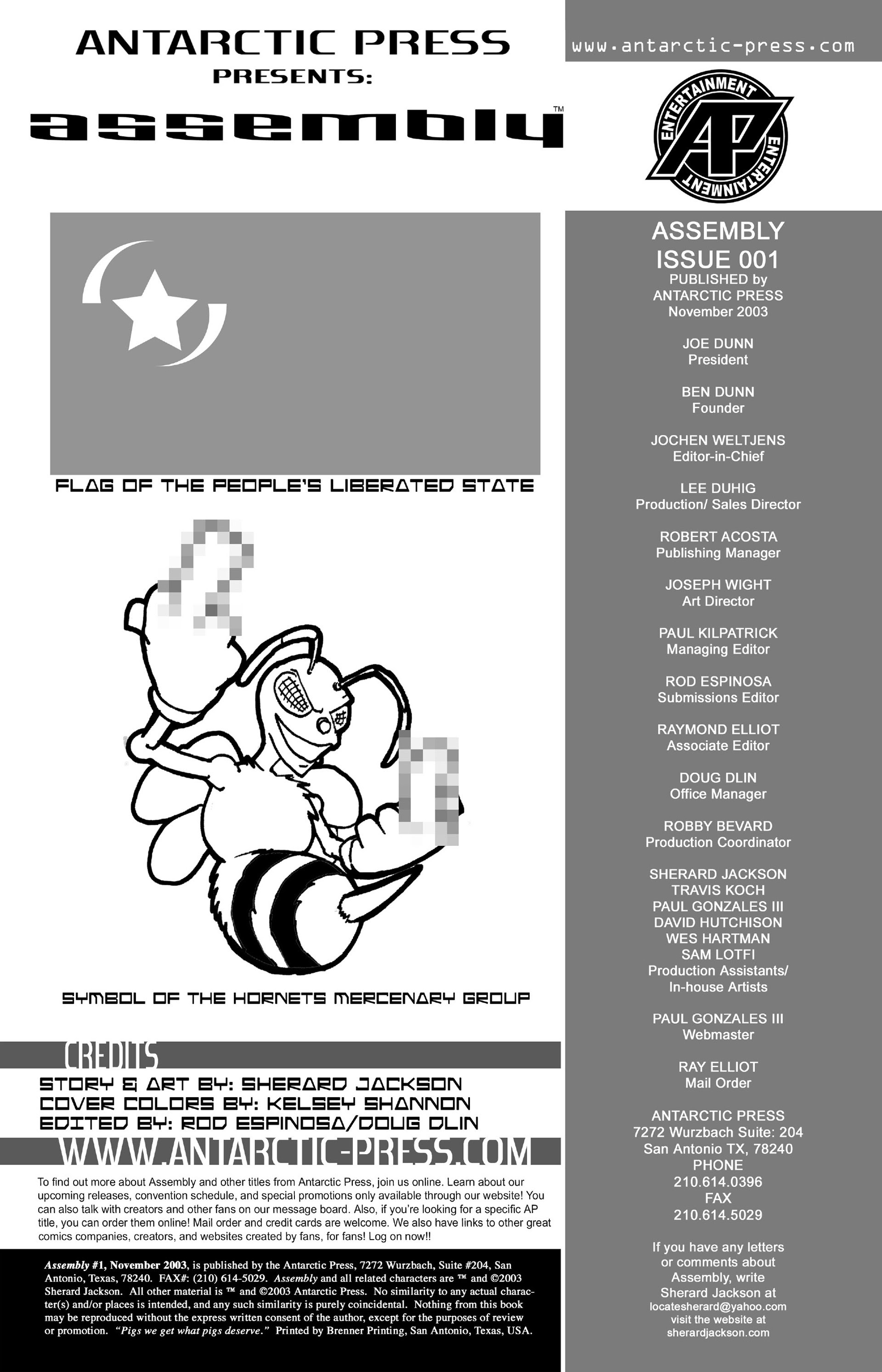 Read online Assembly comic -  Issue #1 - 2