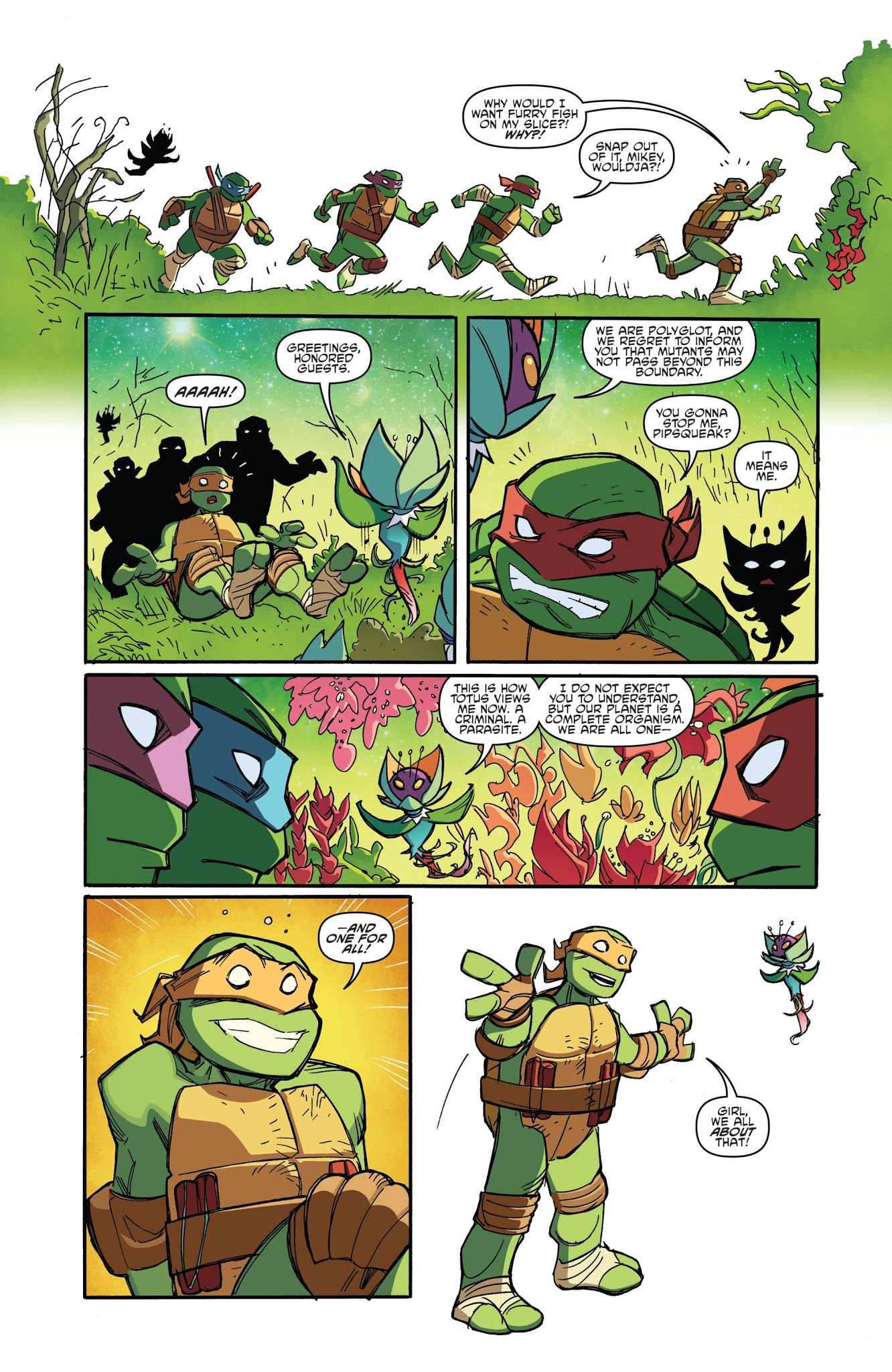 Read online Teenage Mutant Ninja Turtles: Dimension X comic -  Issue #5 - 19