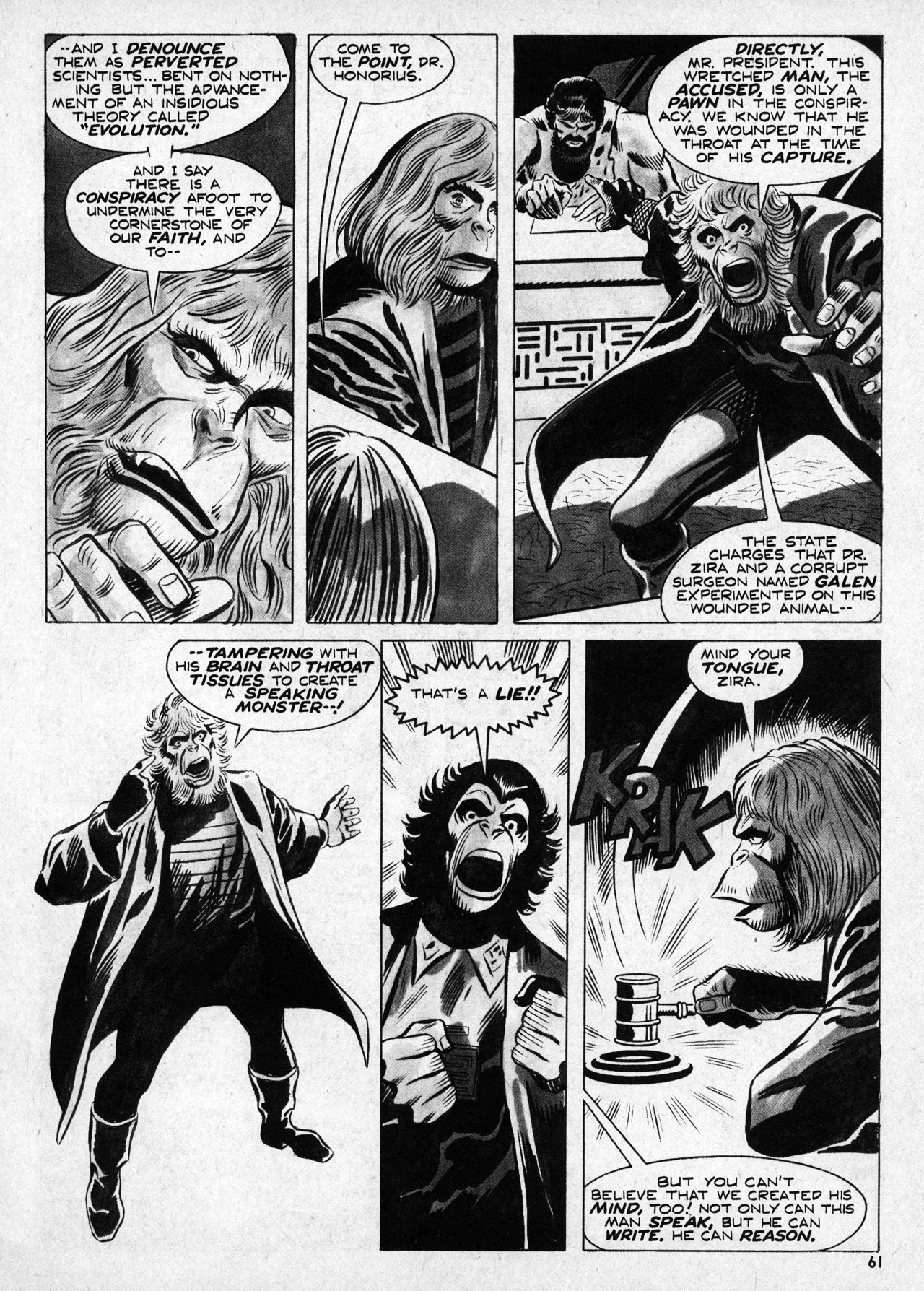 Read online Planet of the Apes comic -  Issue #4 - 55