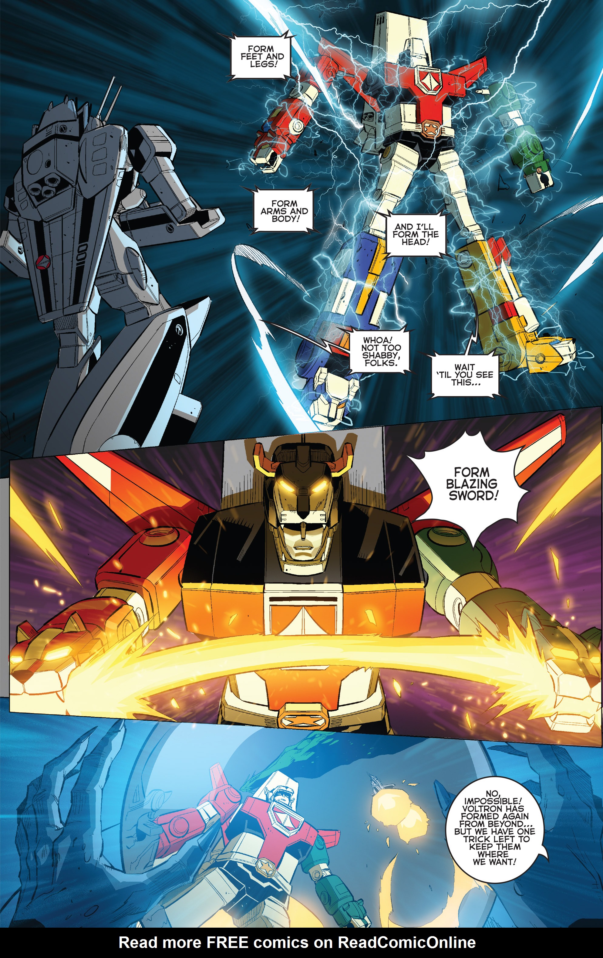 Read online Robotech/Voltron comic -  Issue #5 - 16