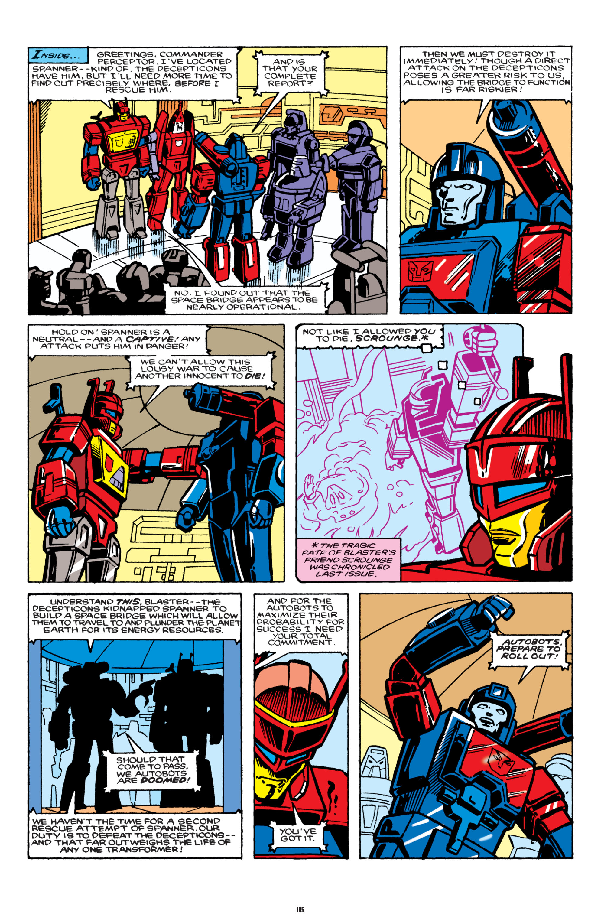 Read online The Transformers Classics comic -  Issue # TPB 2 - 106