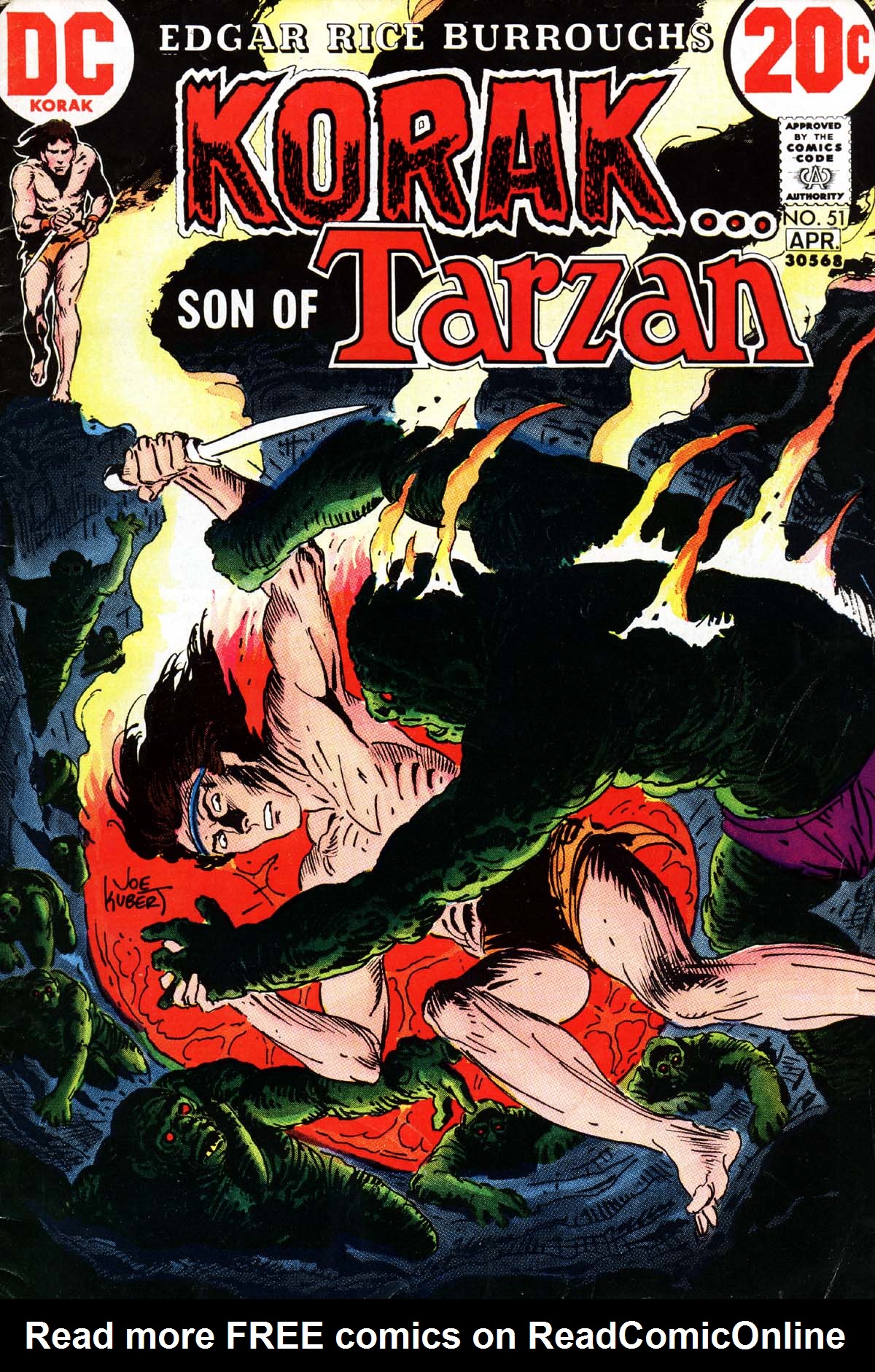 Read online Korak, Son of Tarzan (1972) comic -  Issue #51 - 1