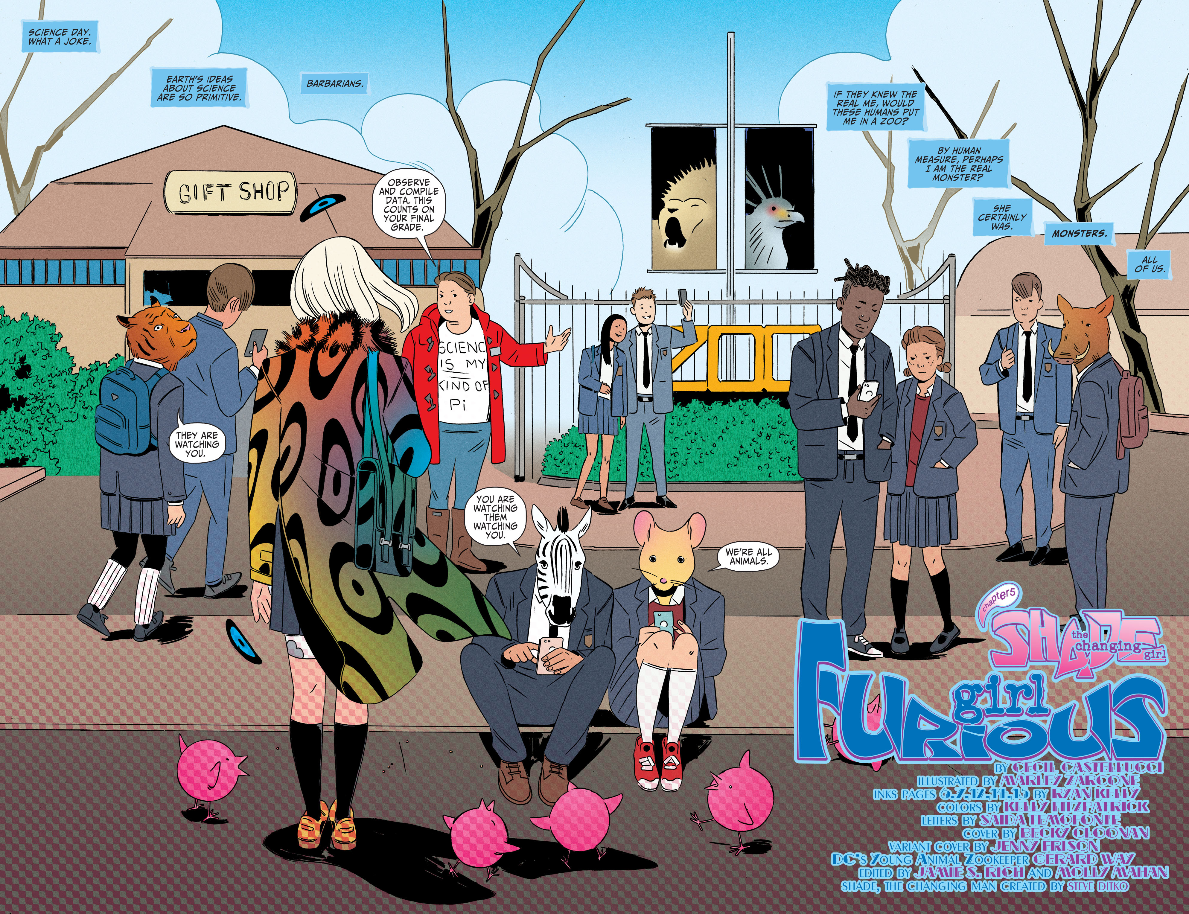 Read online Shade, the Changing Girl comic -  Issue #5 - 5