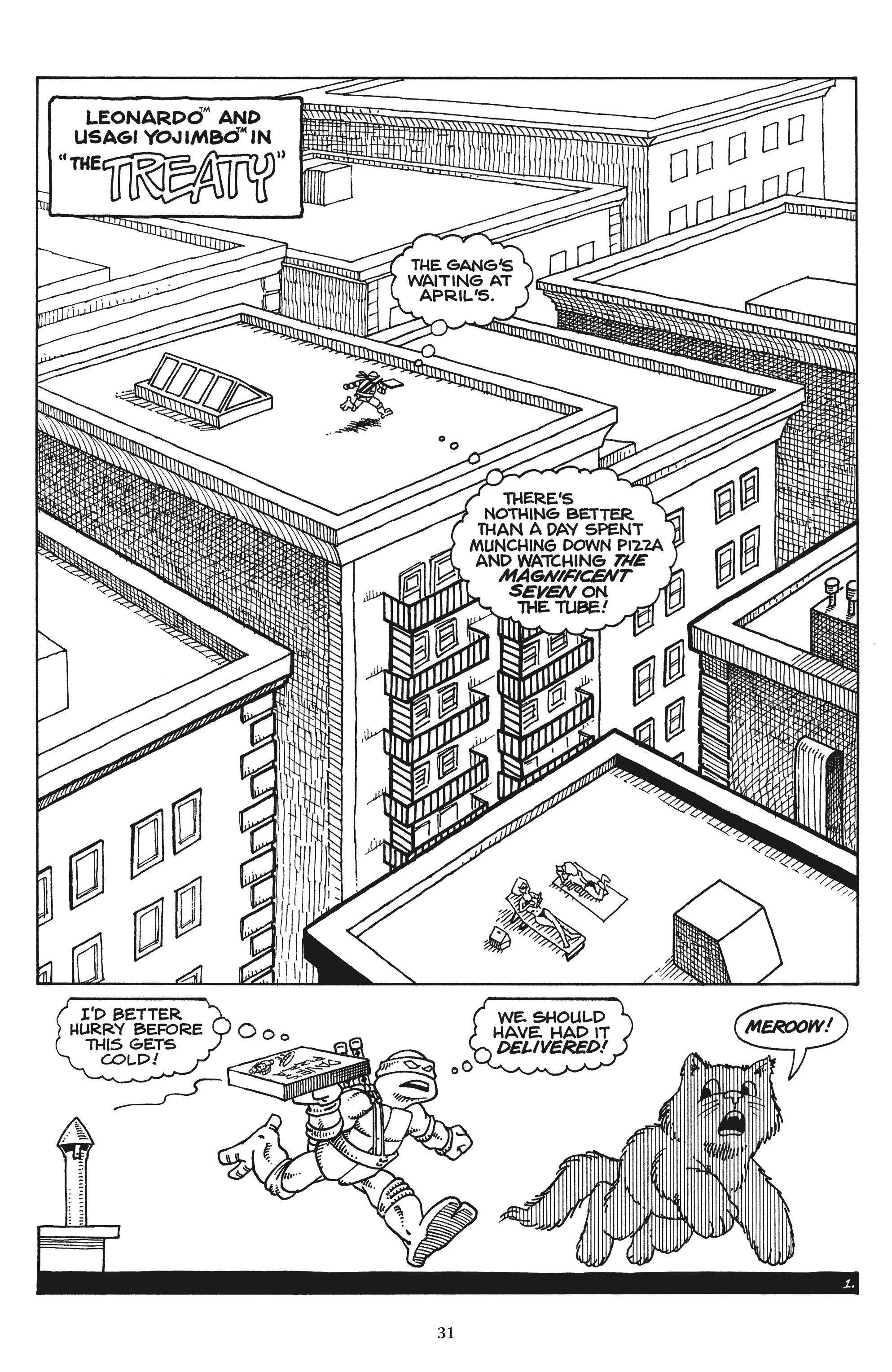 Read online Usagi Yojimbo/Teenage Mutant Ninja Turtles: The Complete Collection comic -  Issue # TPB (Part 1) - 28