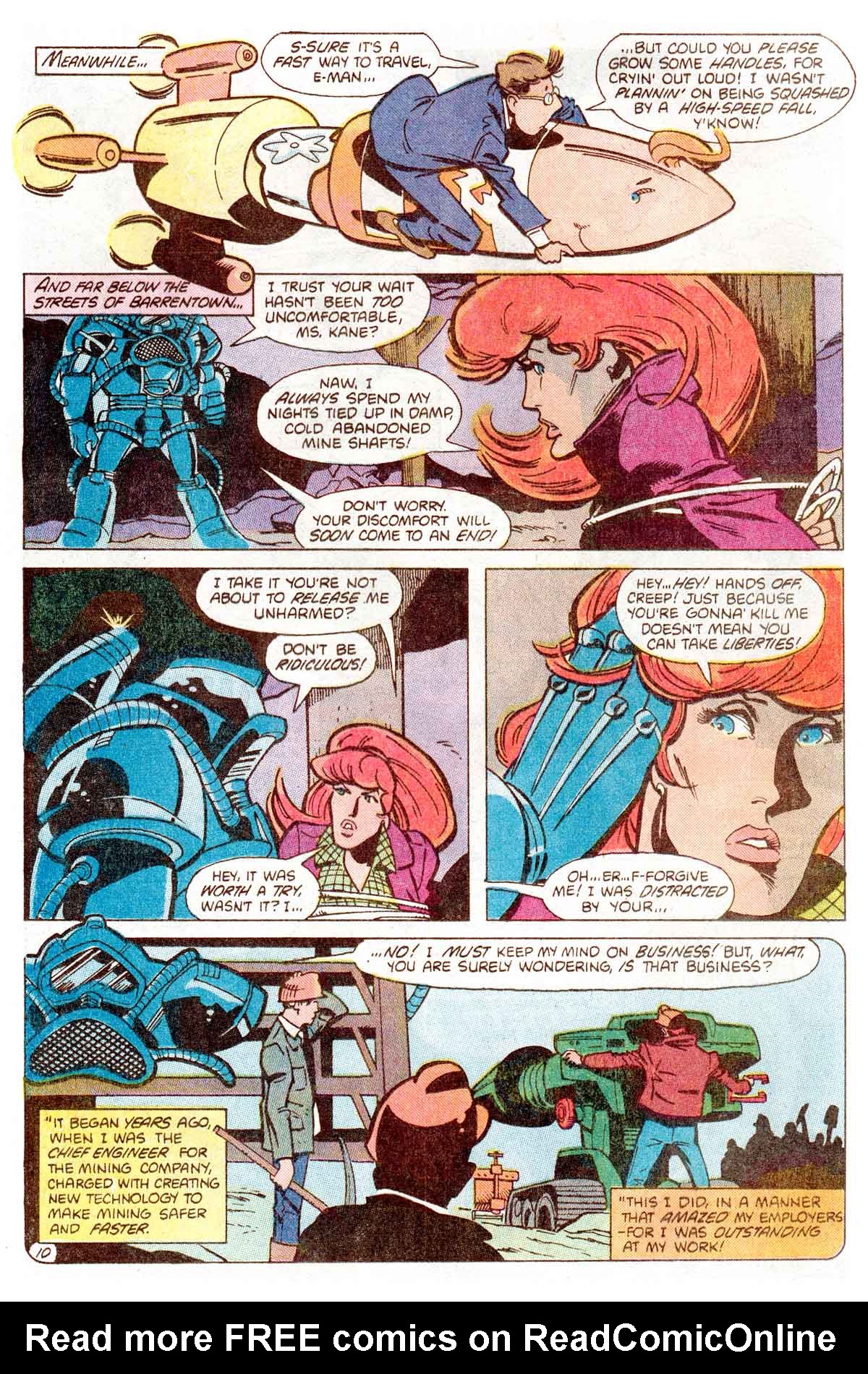 Read online E-Man (1983) comic -  Issue #11 - 12