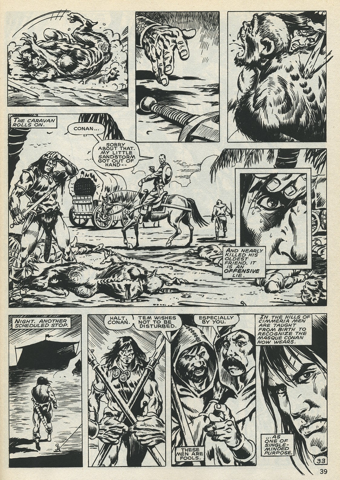 Read online The Savage Sword Of Conan comic -  Issue #128 - 38