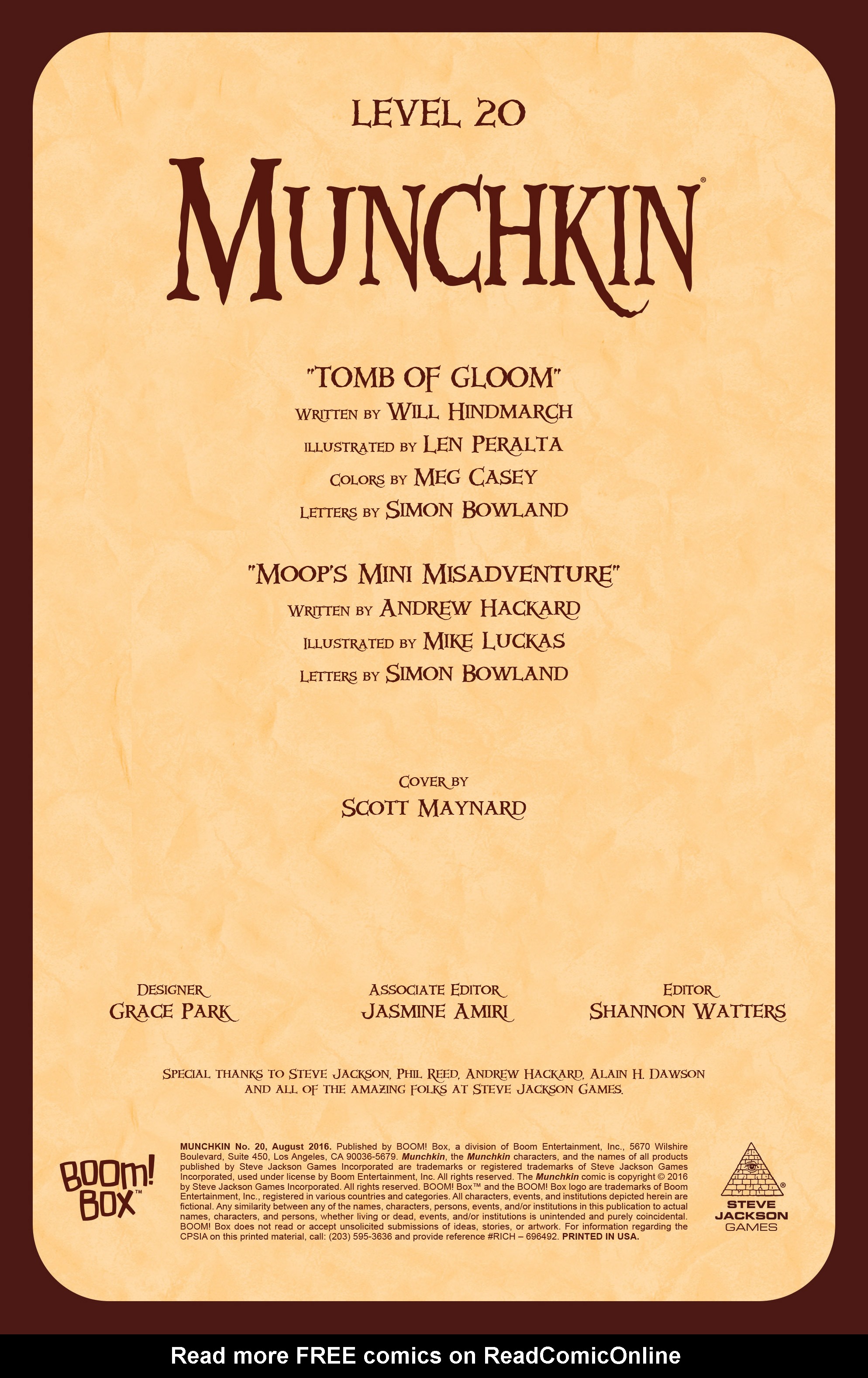 Read online Munchkin comic -  Issue #20 - 2