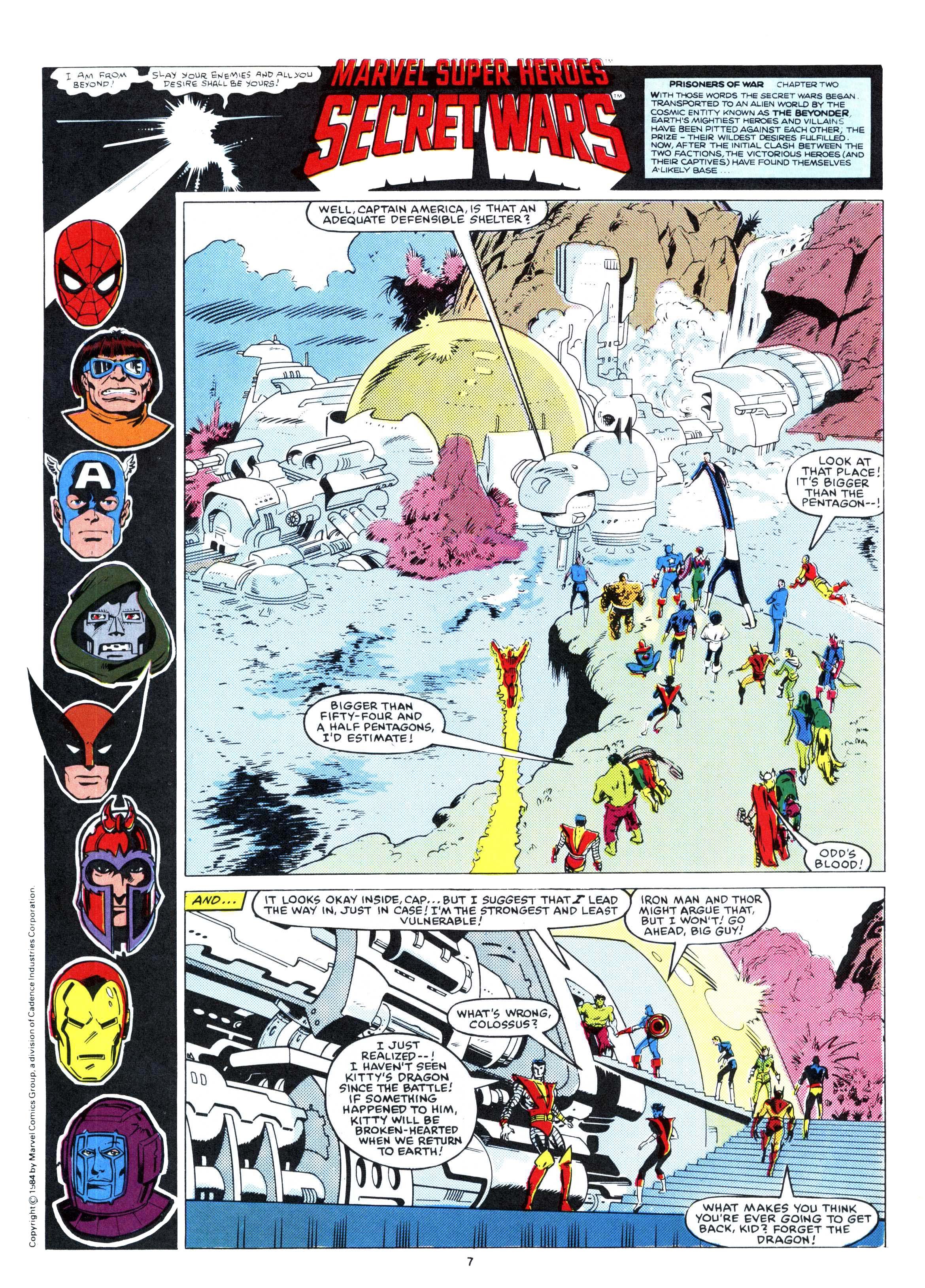 Read online Secret Wars (1985) comic -  Issue #3 - 7