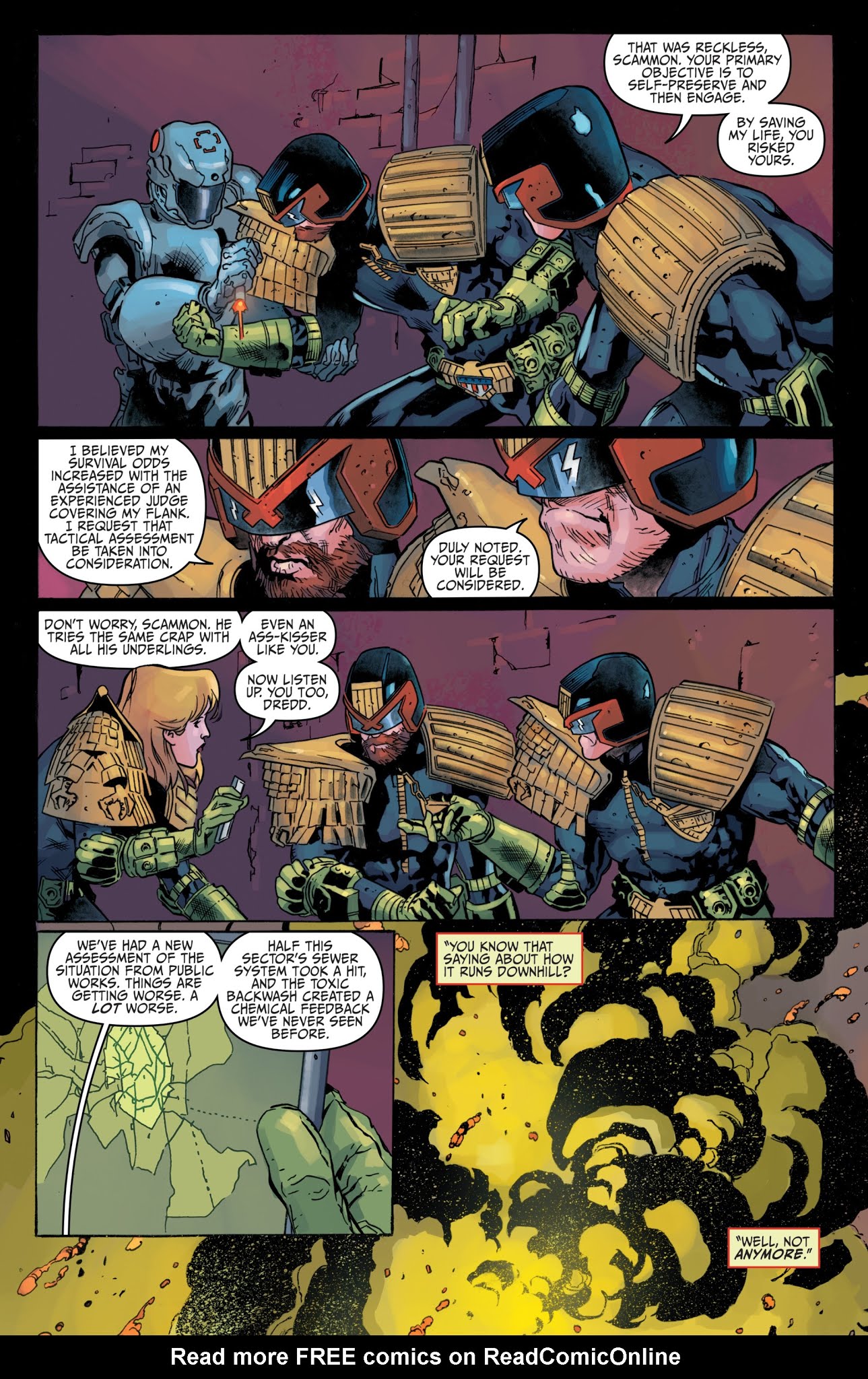 Read online Judge Dredd: Toxic comic -  Issue #2 - 16