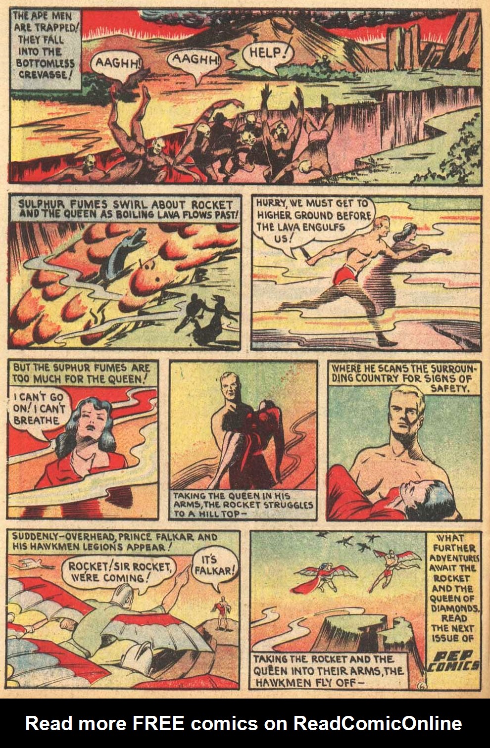 Read online Pep Comics comic -  Issue #5 - 52