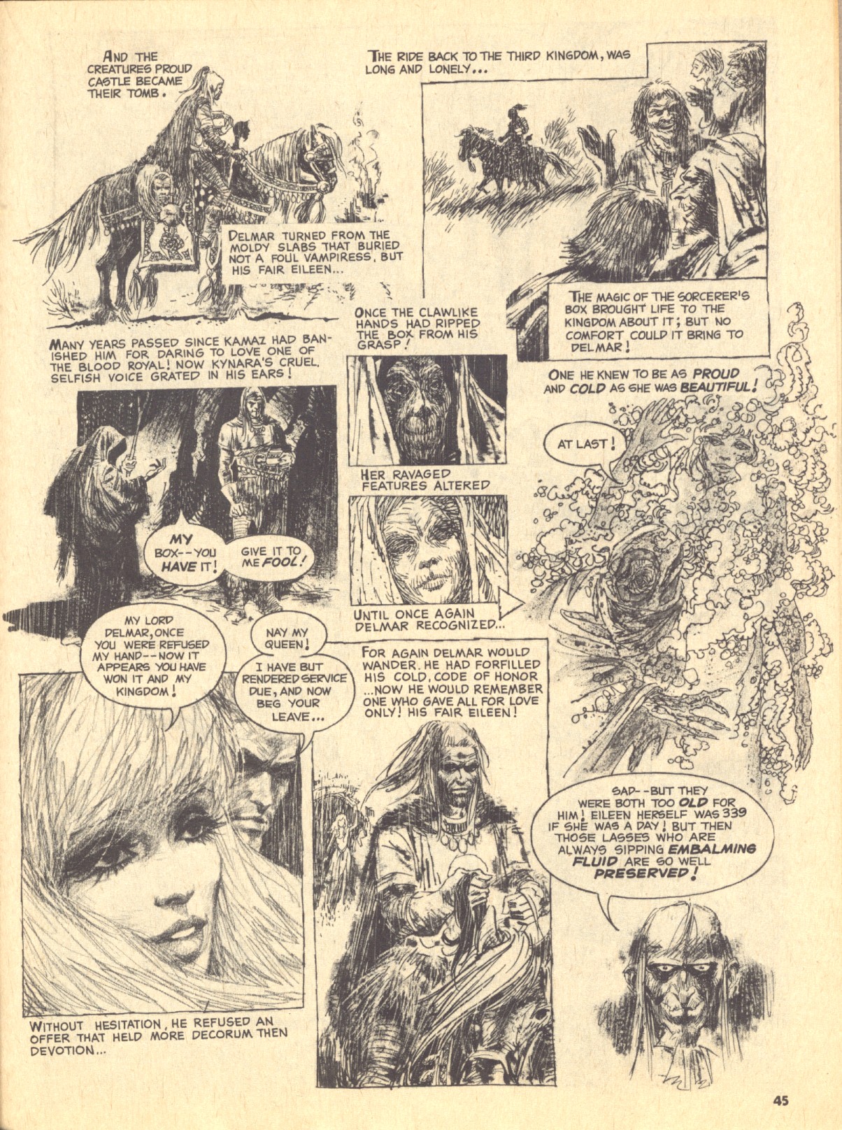 Read online Creepy (1964) comic -  Issue #46 - 45