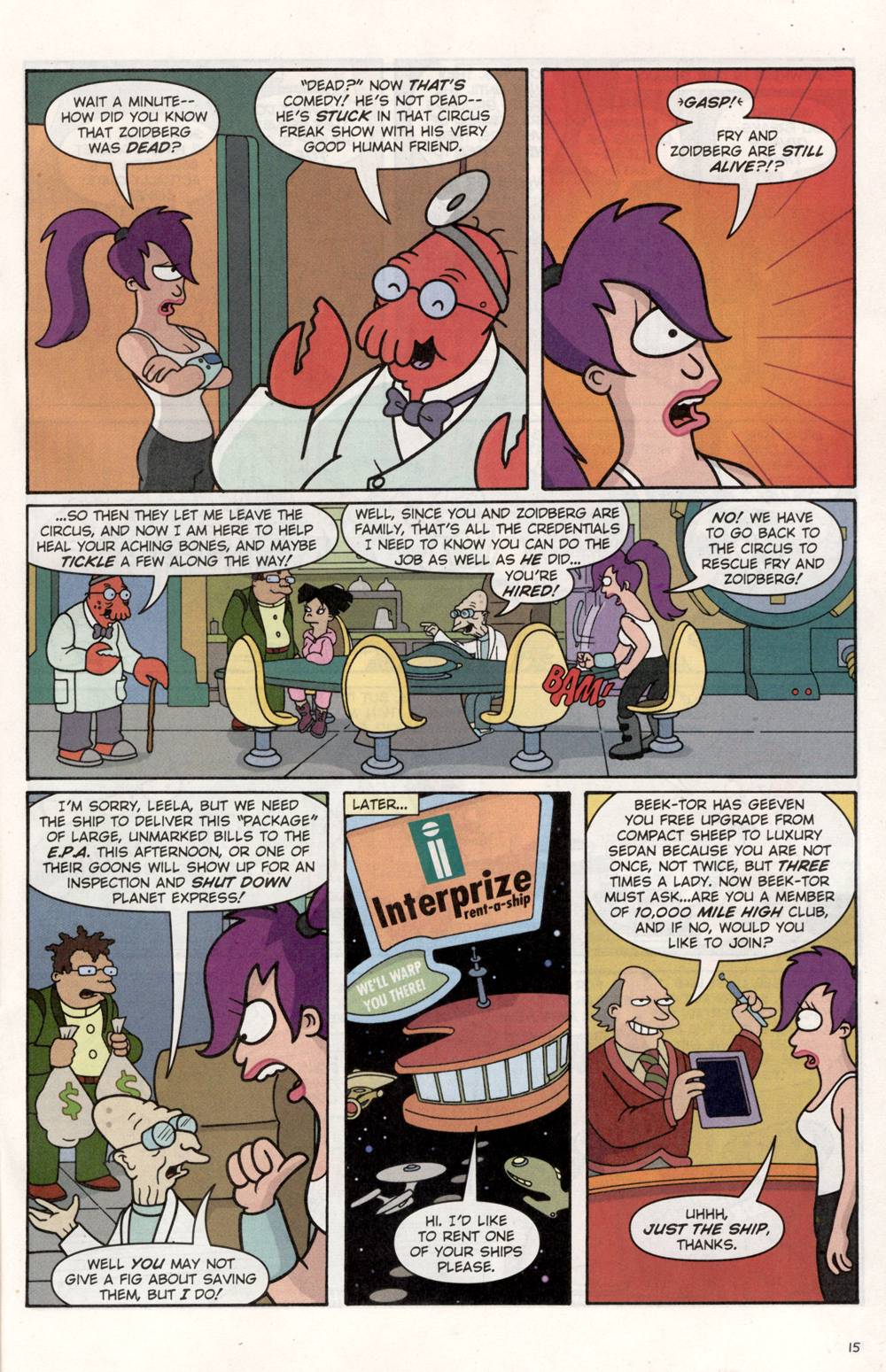 Read online Futurama Comics comic -  Issue #12 - 16