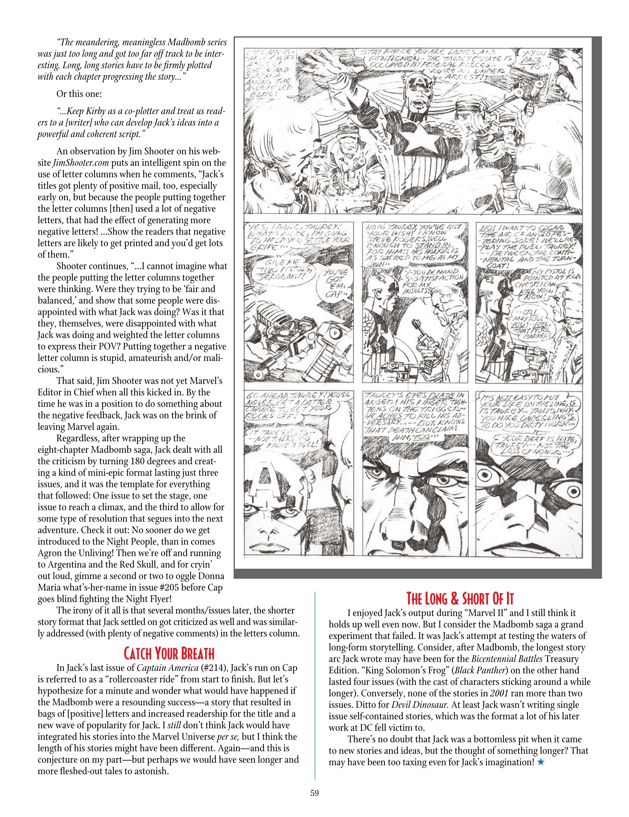 Read online The Jack Kirby Collector comic -  Issue #72 - 61