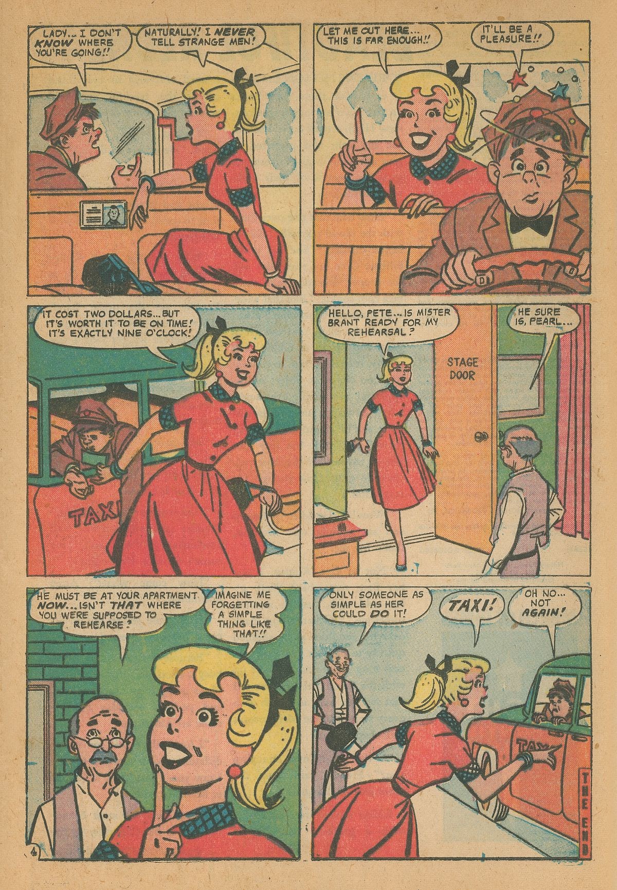 Read online Sherry the Showgirl (1957) comic -  Issue #5 - 21