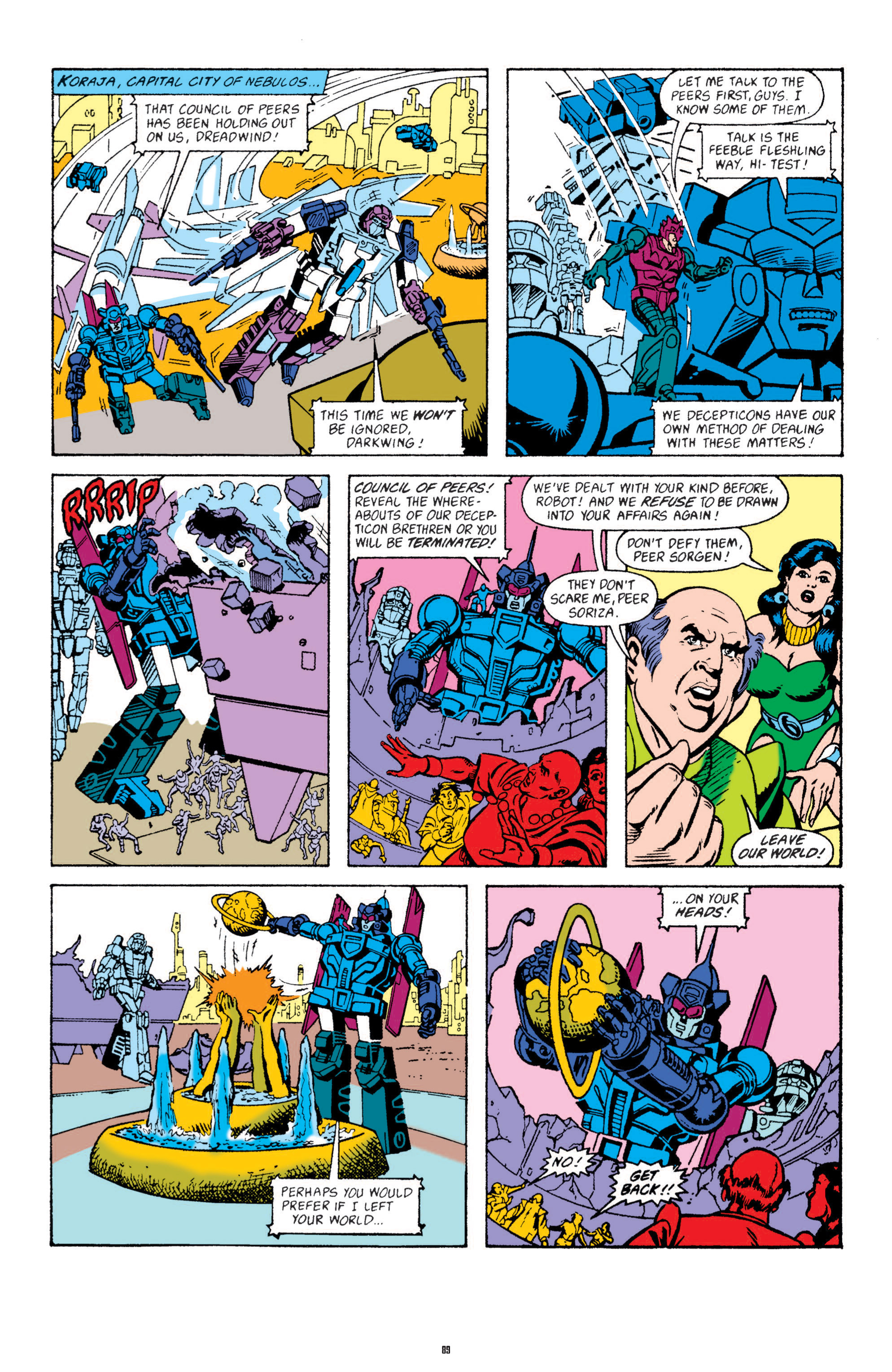Read online The Transformers Classics comic -  Issue # TPB 4 - 90