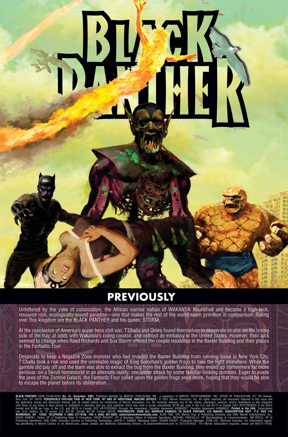 Read online Black Panther (2005) comic -  Issue #31 - 2