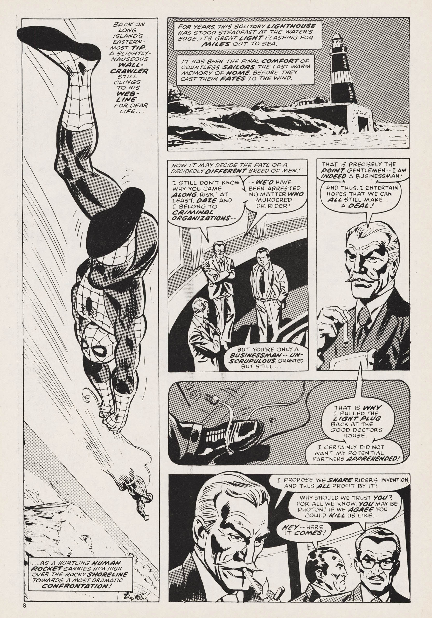 Read online Super Spider-Man and Captain Britain comic -  Issue #253 - 8