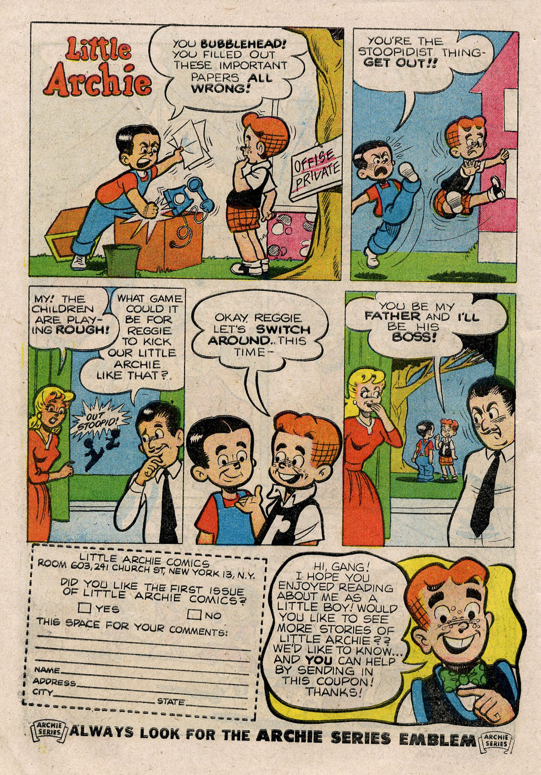 Read online Little Archie (1956) comic -  Issue #1 - 34