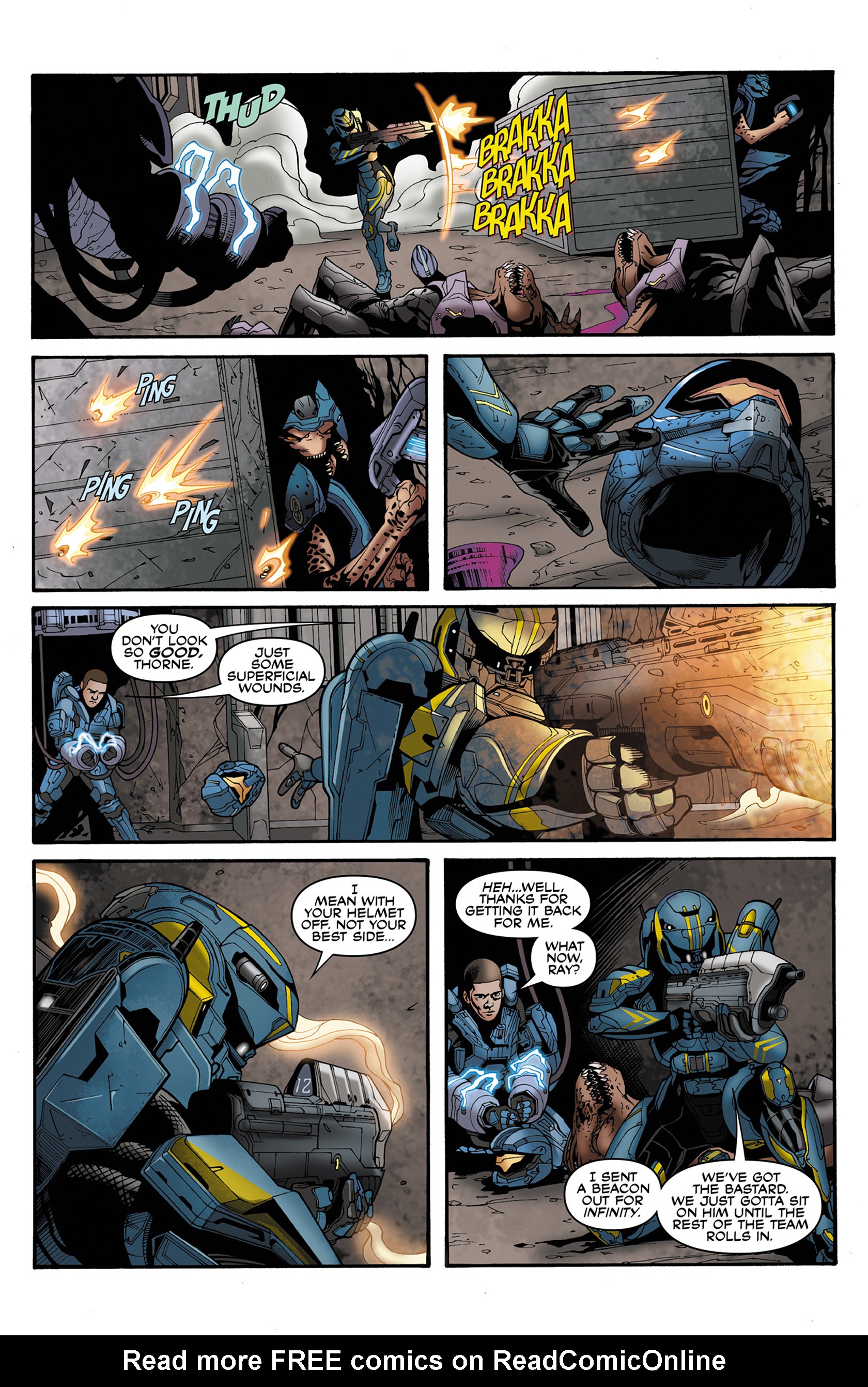 Read online Halo: Escalation comic -  Issue #12 - 14