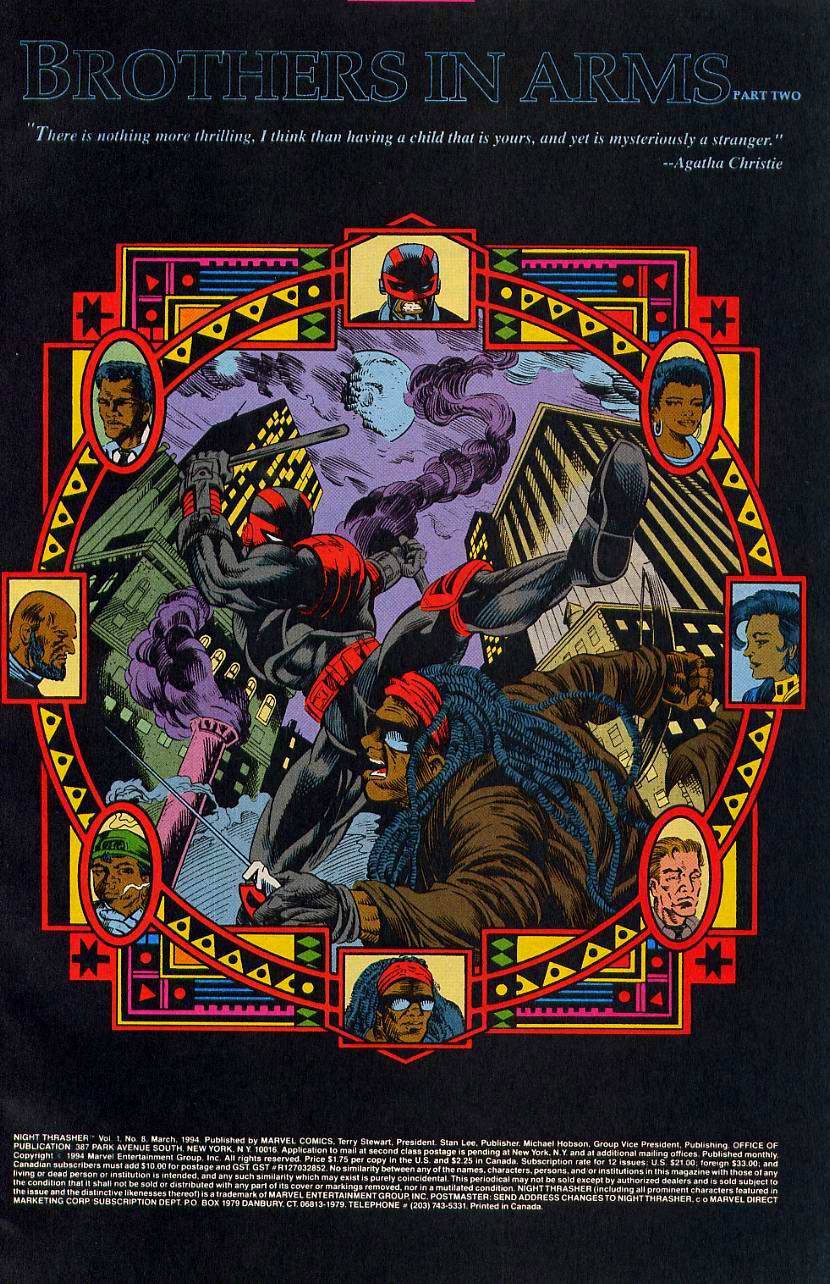 Read online Night Thrasher comic -  Issue #8 - 2