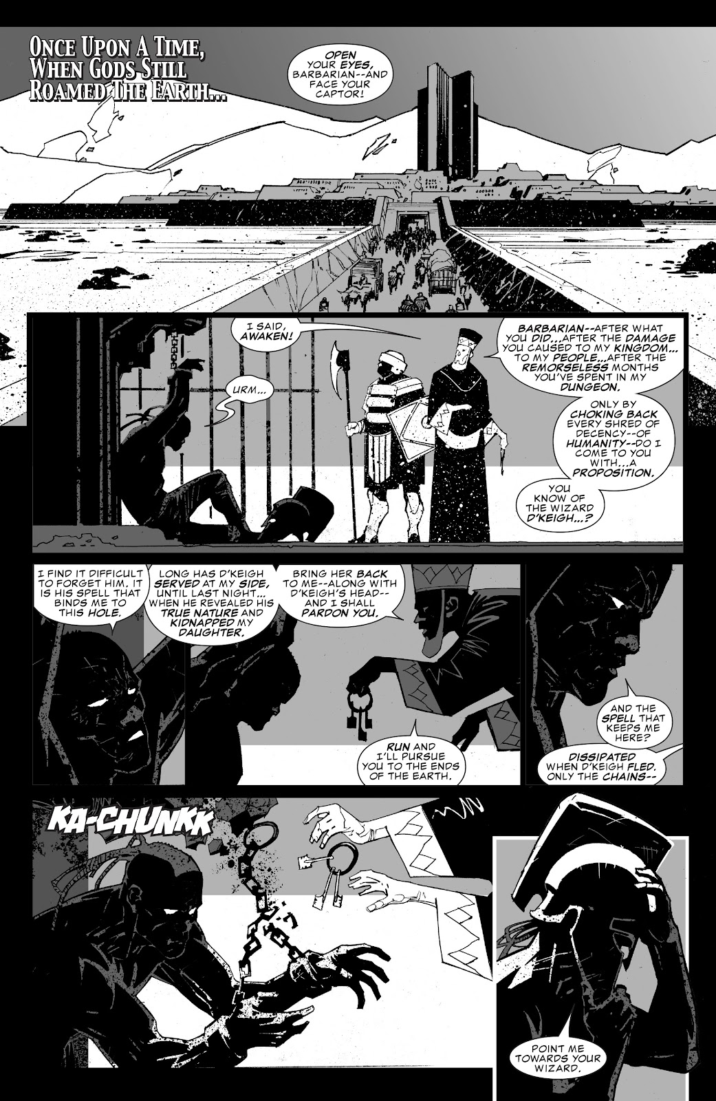 The Savage Axe of Ares (B&W) issue Full - Page 22