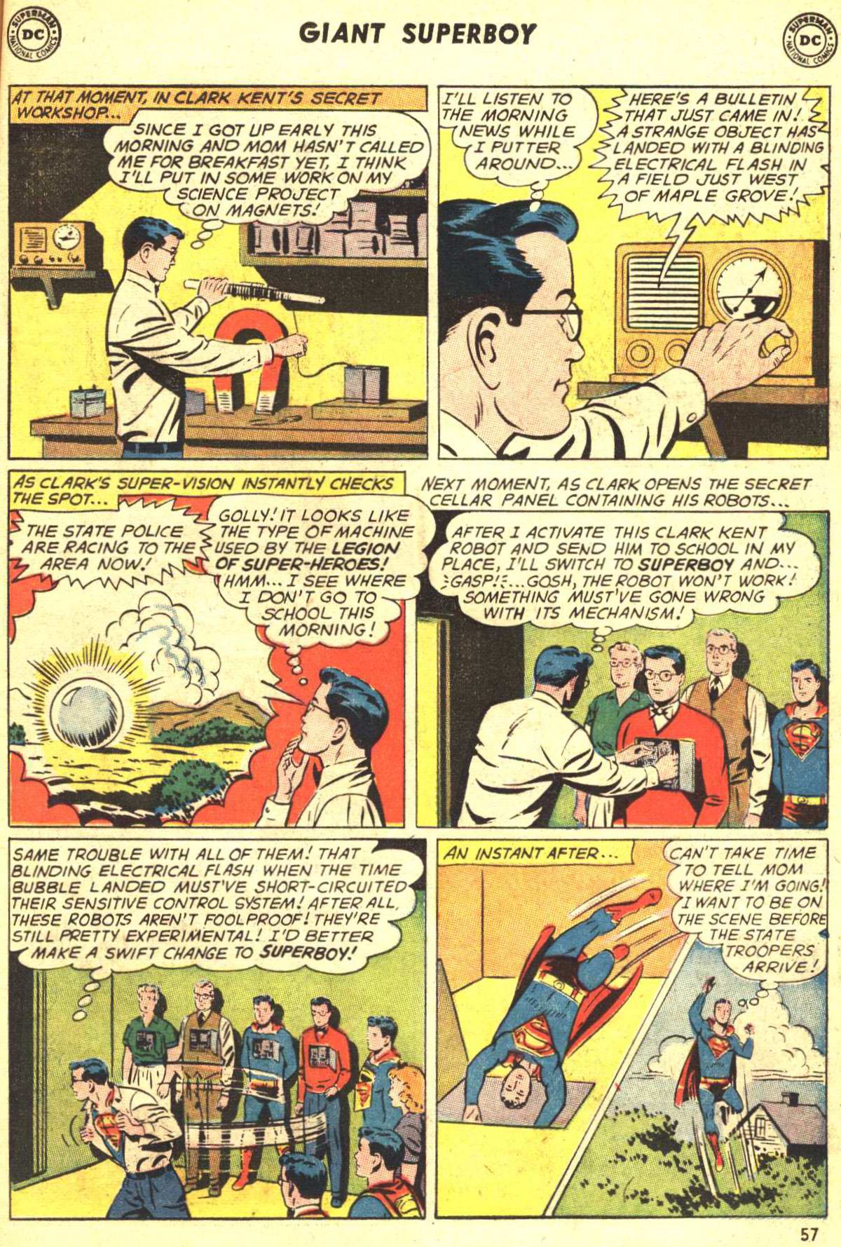 Read online Superboy (1949) comic -  Issue #147 - 53