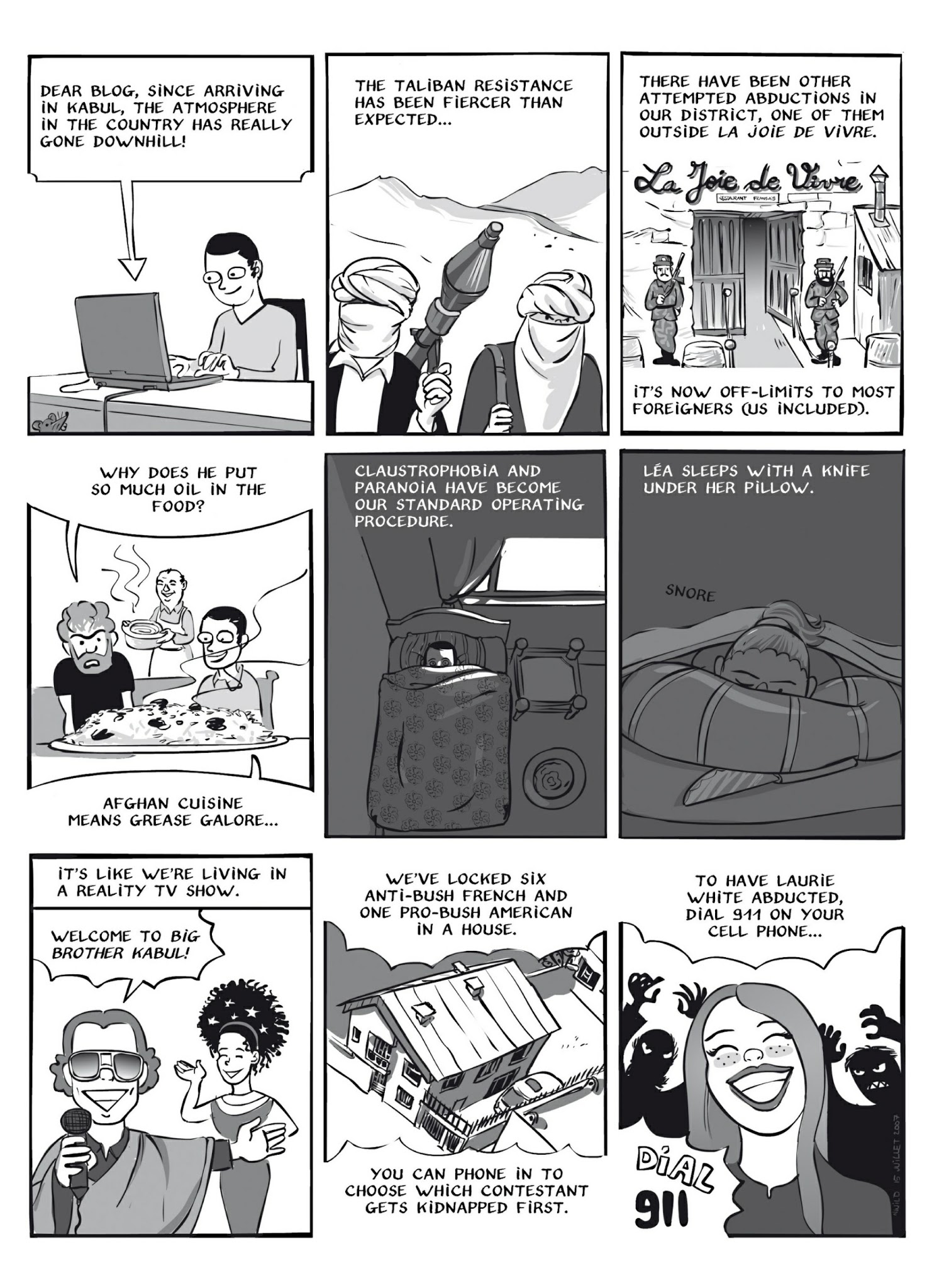 Read online Kabul Disco: How I Managed Not to be Abducted in Afghanistan comic -  Issue # TPB - 103