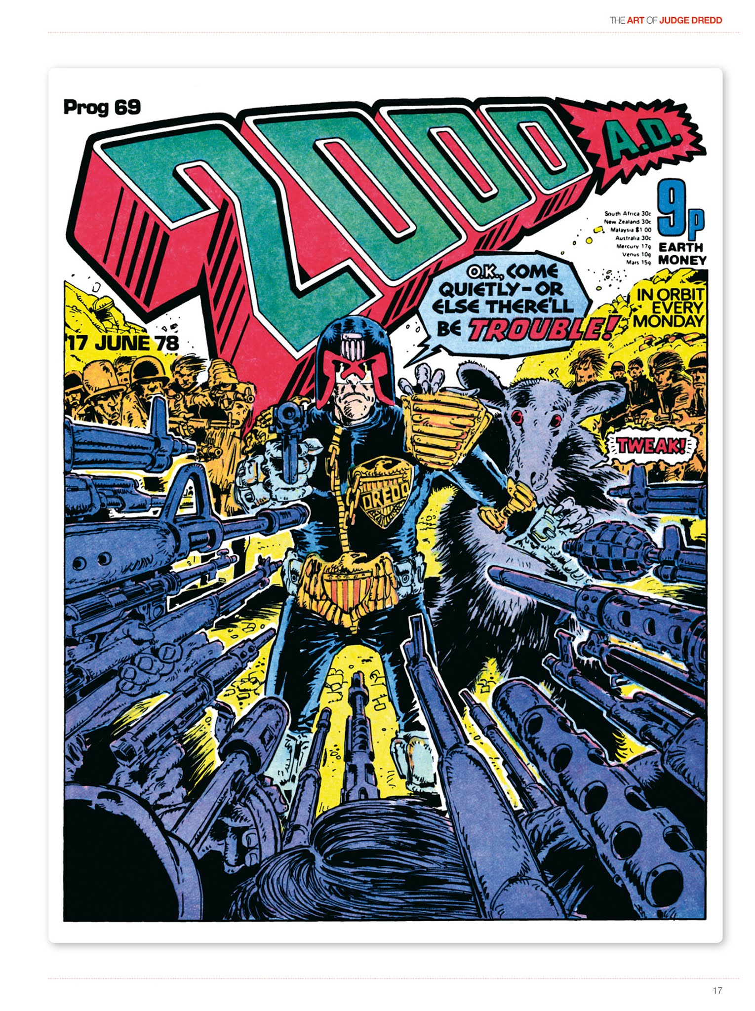 Read online The Art of Judge Dredd: Featuring 35 Years of Zarjaz Covers comic -  Issue # TPB (Part 1) - 18