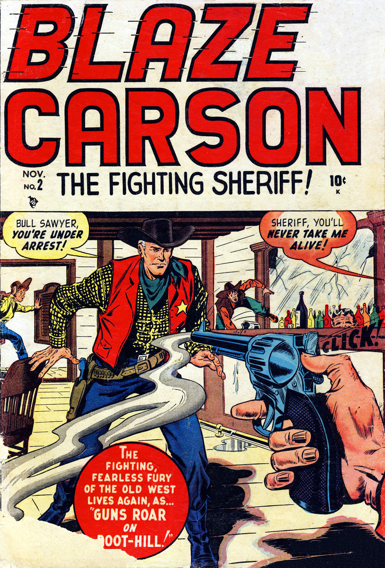 Read online Blaze Carson comic -  Issue #2 - 1