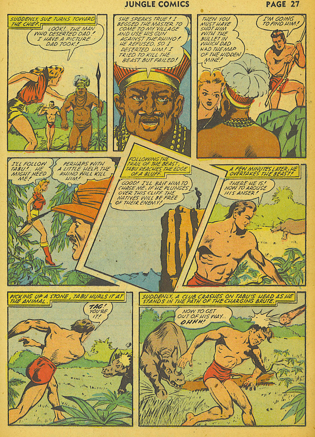 Read online Jungle Comics comic -  Issue #36 - 30
