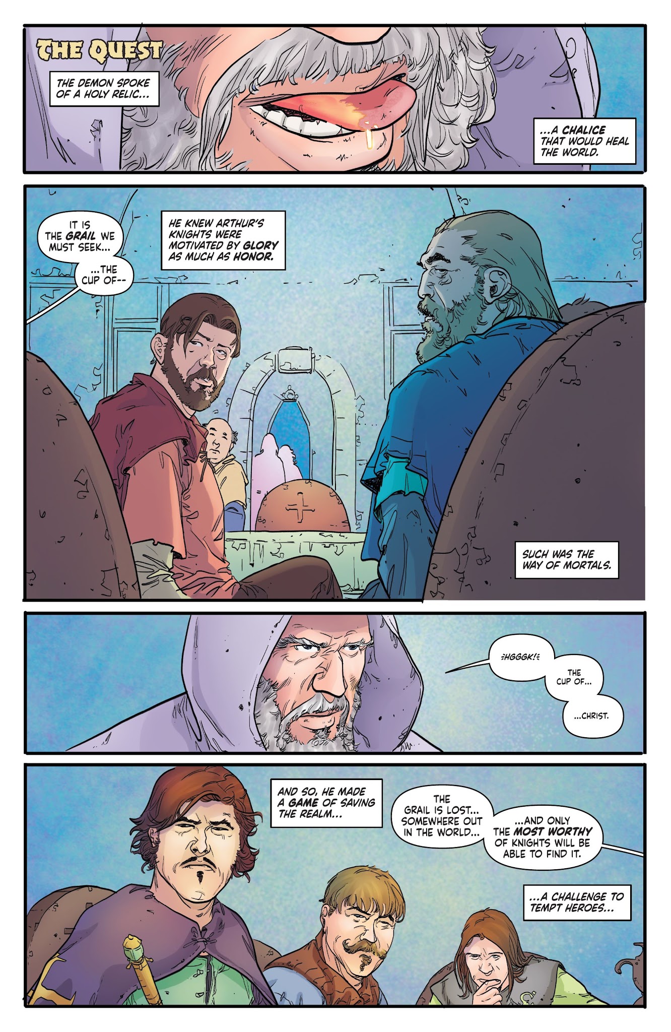 Read online Unholy Grail comic -  Issue #5 - 10