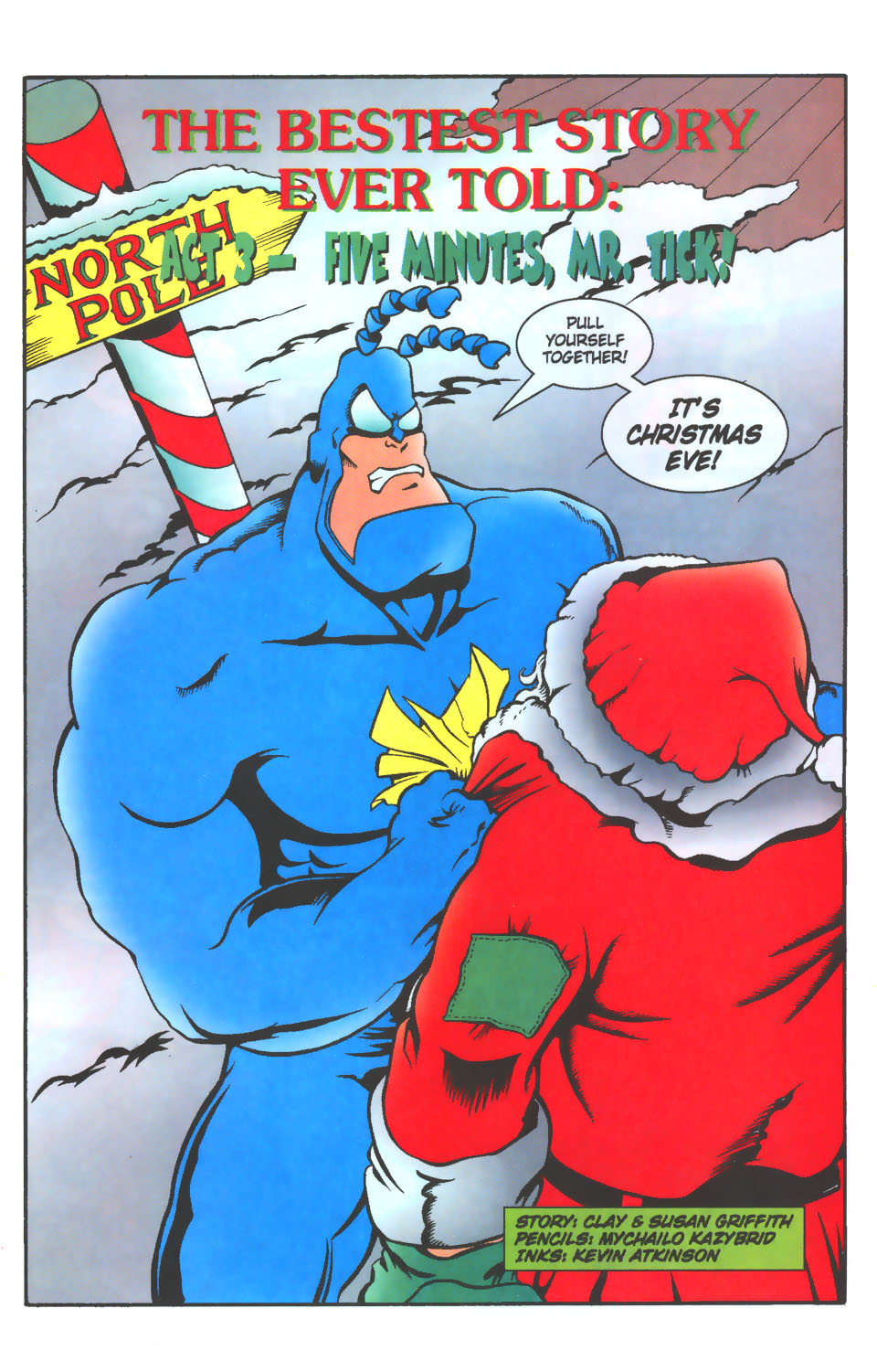 Read online The Tick's Big Xmas Trilogy comic -  Issue #3 - 4