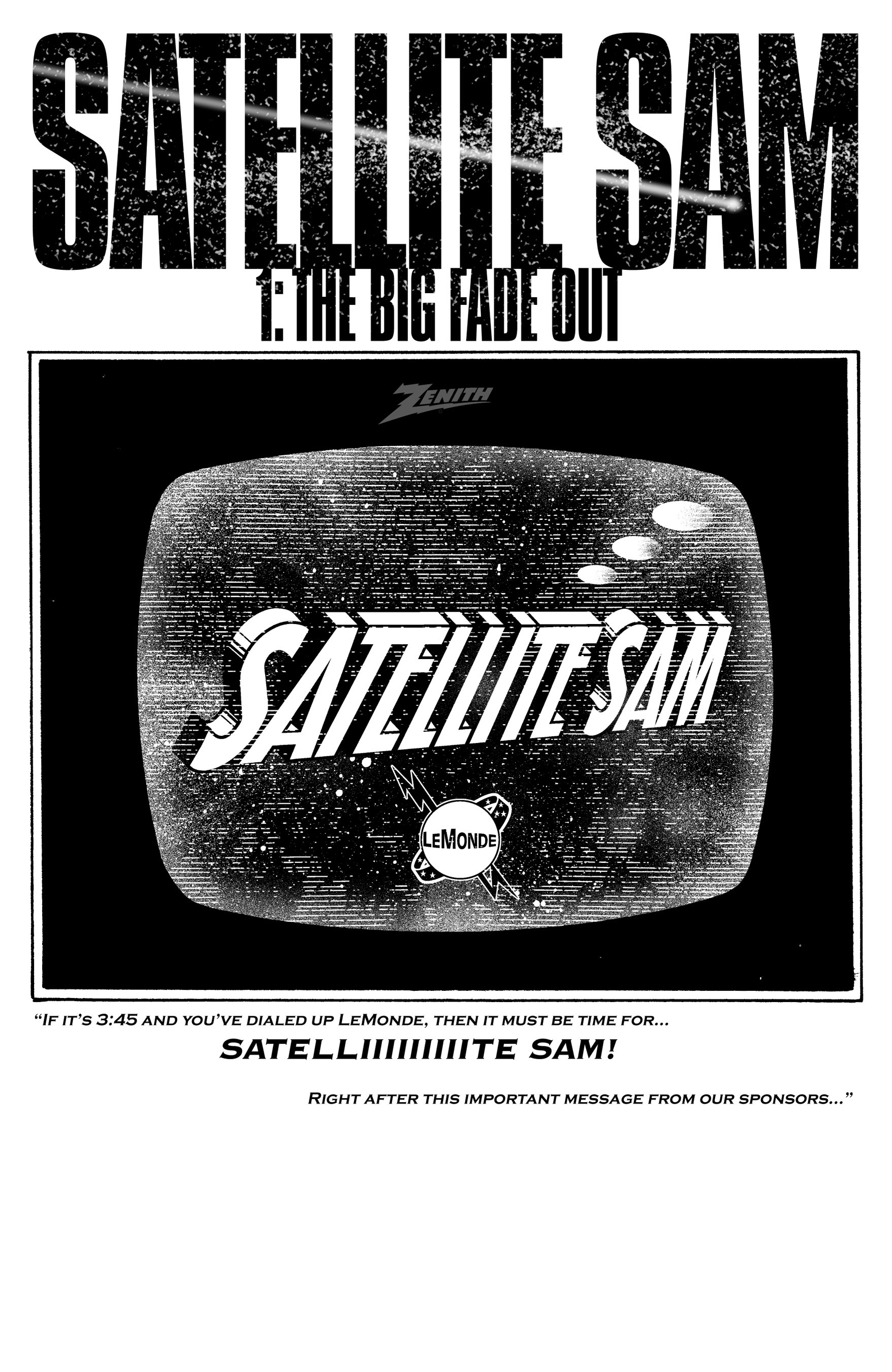 Read online Satellite Sam comic -  Issue #1 - 3