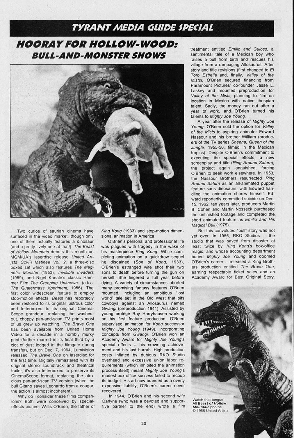 Read online S.R. Bissette's Tyrant comic -  Issue #3 - 32